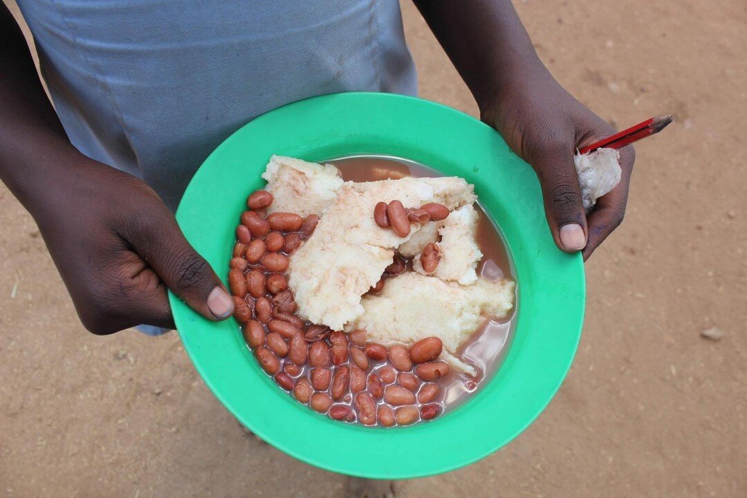 Beans and posho is a very traditional and nutritious meal in northern Uganda with lots of protein! 🍴 

Food prepared at St. Jude Children's Home partially comes from the farm 🌾 that Social Promise supports, which gives jobs to local young people.