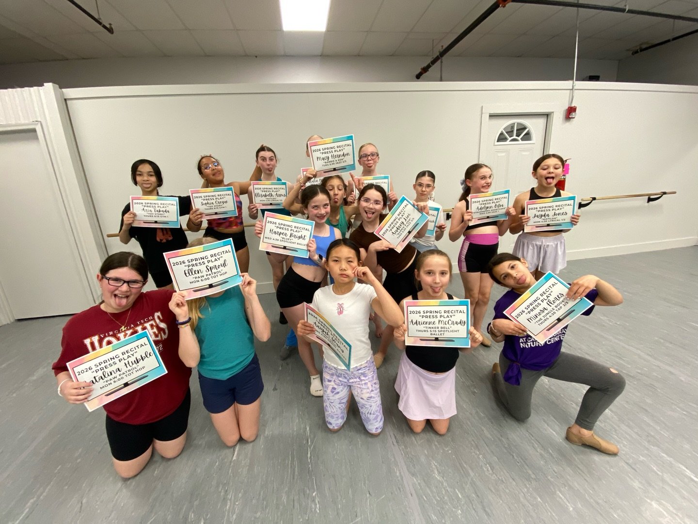 May we present the amazing young ladies who have been selected to serve as this year&rsquo;s recital routine leaders! 💜🎉⭐️ These dancers will perform on stage alongside our tiniest dancers, serving as faculty assistants and encouraging their class 