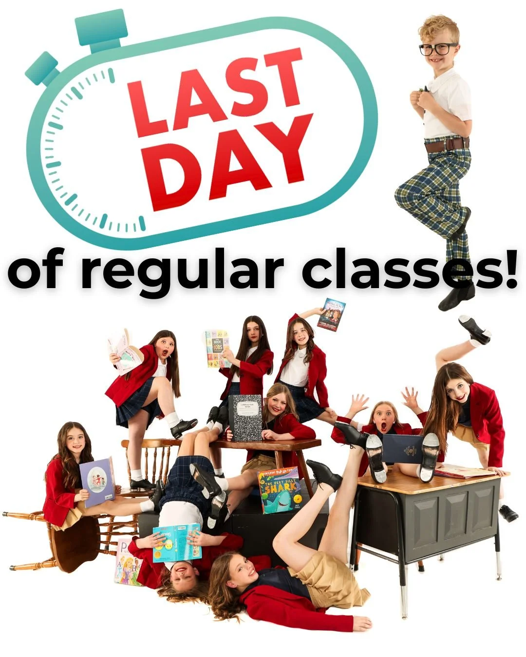 That's a wrap on our regular classes for 2026! 🚨 Next up? Recital week! 🥳😍