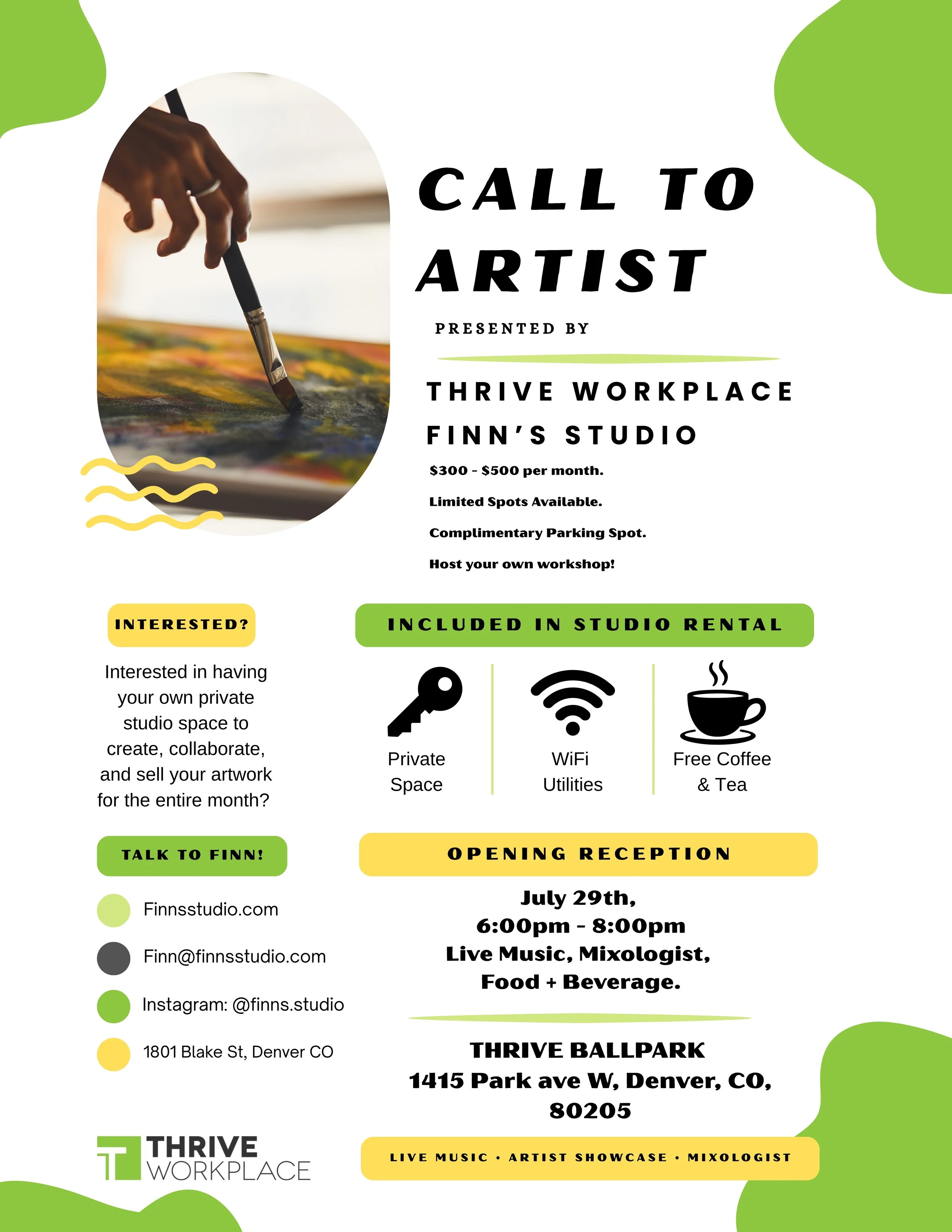 Call to artist