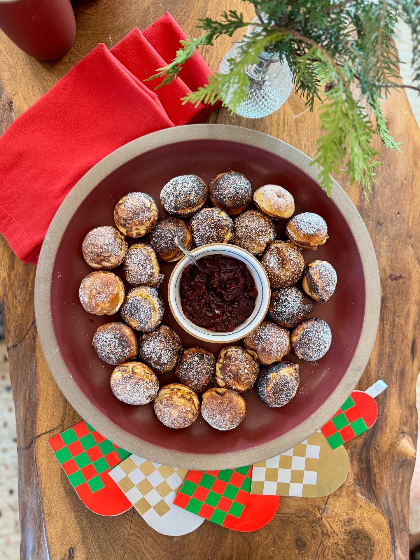 We let go of some holiday traditions this Christmas, but we did make room for aebleskiver, Danish Christmas hearts and a roasted duckling stuffed with apples and prunes. But, shhhhh, don&rsquo;t tell the Danes we ate &aelig;bleskiver on Christmas Day