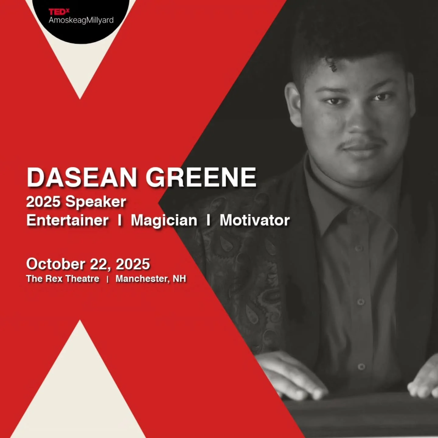 β¨ Meet DaSean Greene β¨
Magician. Motivational speaker. Advocate.
Known as “The Magicman” of Manchester, NH, DaSean’s (also known as @magicman1776, @magicman_of_manch) first coin trick came from his father while he was incarcerated.