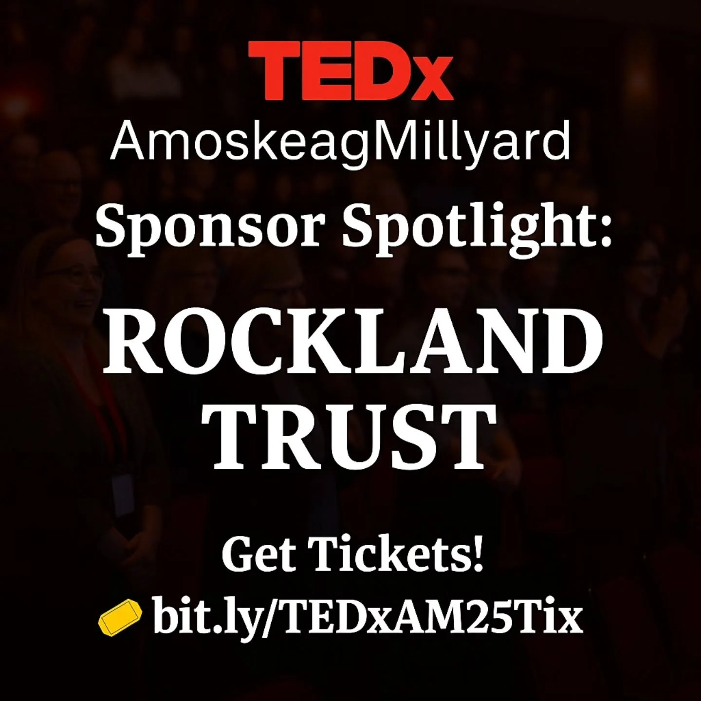 Thanks to @rockland_trust for their support of TEDxAmoskeagMillyard 2025. Their partnership helps us bring inspiring voices and #ideasworthspreading to our community. 🔗 rocklandtrust.com
Get Tickets! 🎟 bit.ly/TEDxAM25Tix
Learn More 💡 tedxamoskea