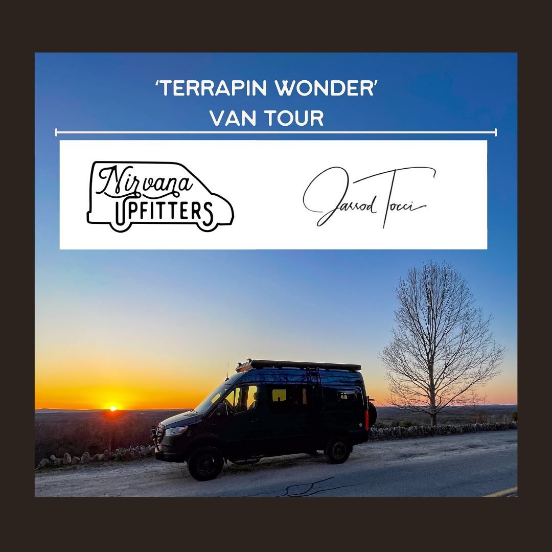 A full van tour with @jarrodtocci of the &ldquo;Terrapin Wonder&rdquo; is NOW available on YouTube!! 🚐
We are so excited to be able to show everyone the ins and outs of this beautiful custom Nirvana Upfitters&rsquo; Van build! 
A huge thank you to J
