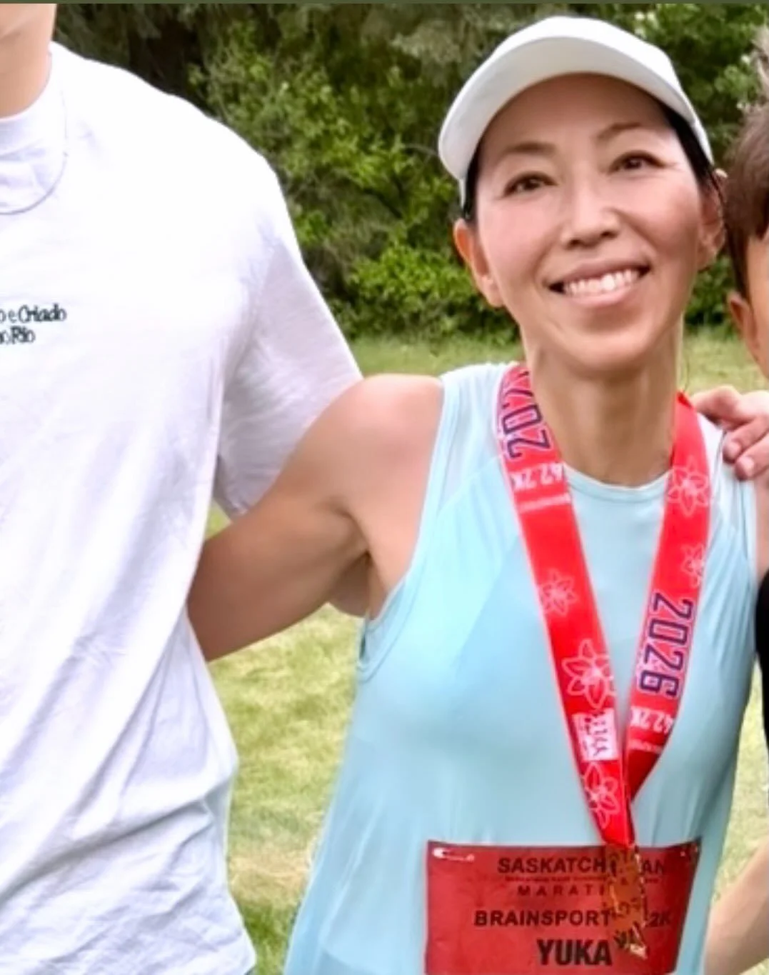 7th Full marathon finished! ✅ 

Huge thanks to the volunteers and staff who kept us going on such a hot race day! Without their support, I wouldn&rsquo;t have been able to finish. And thank you to Saskatoon&rsquo;s living sky taiko! Your powerful dru