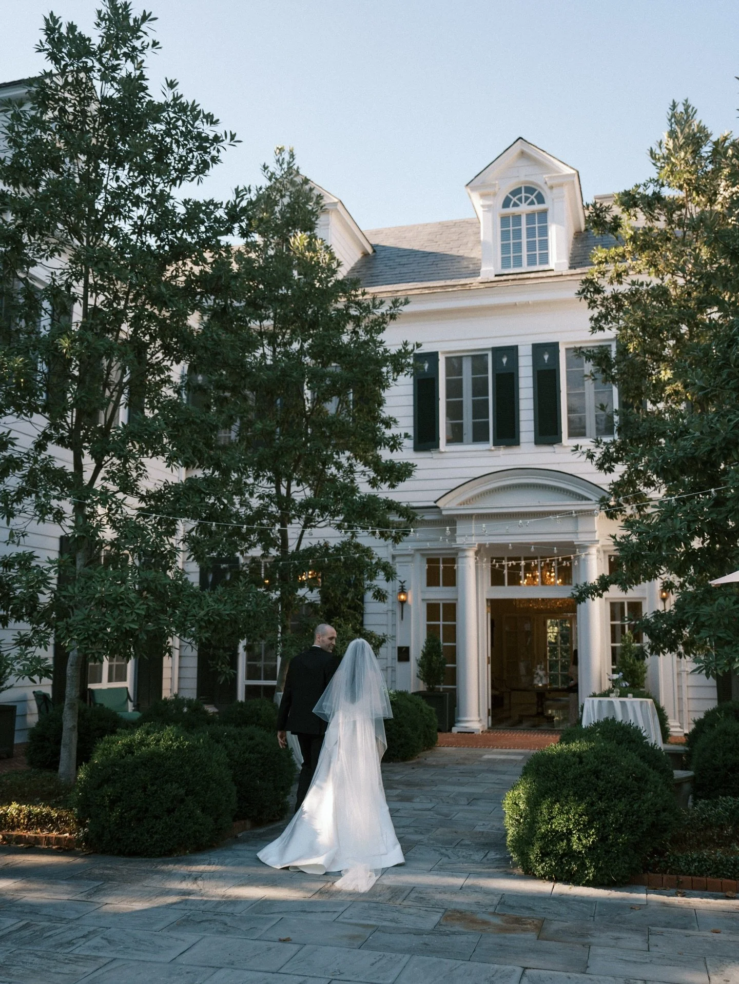 Before and after dark on the back patio at Duke Mansion 

#dukemansionwedding #charlotteweddingphotography