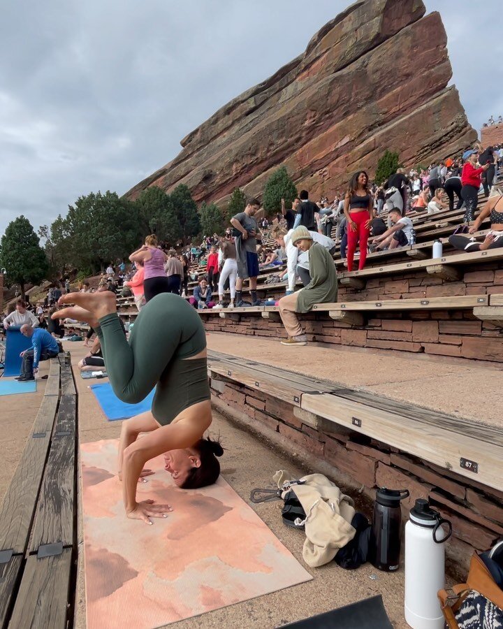 Without fail, I cry every time I pull up to Red Rocks. Today was no different .🙏🏻😍🥰

Sometimes those tears are fearful tears to release, sometimes faithful tears for the future, today and some other times too they are &lsquo;finally &mdash; you f