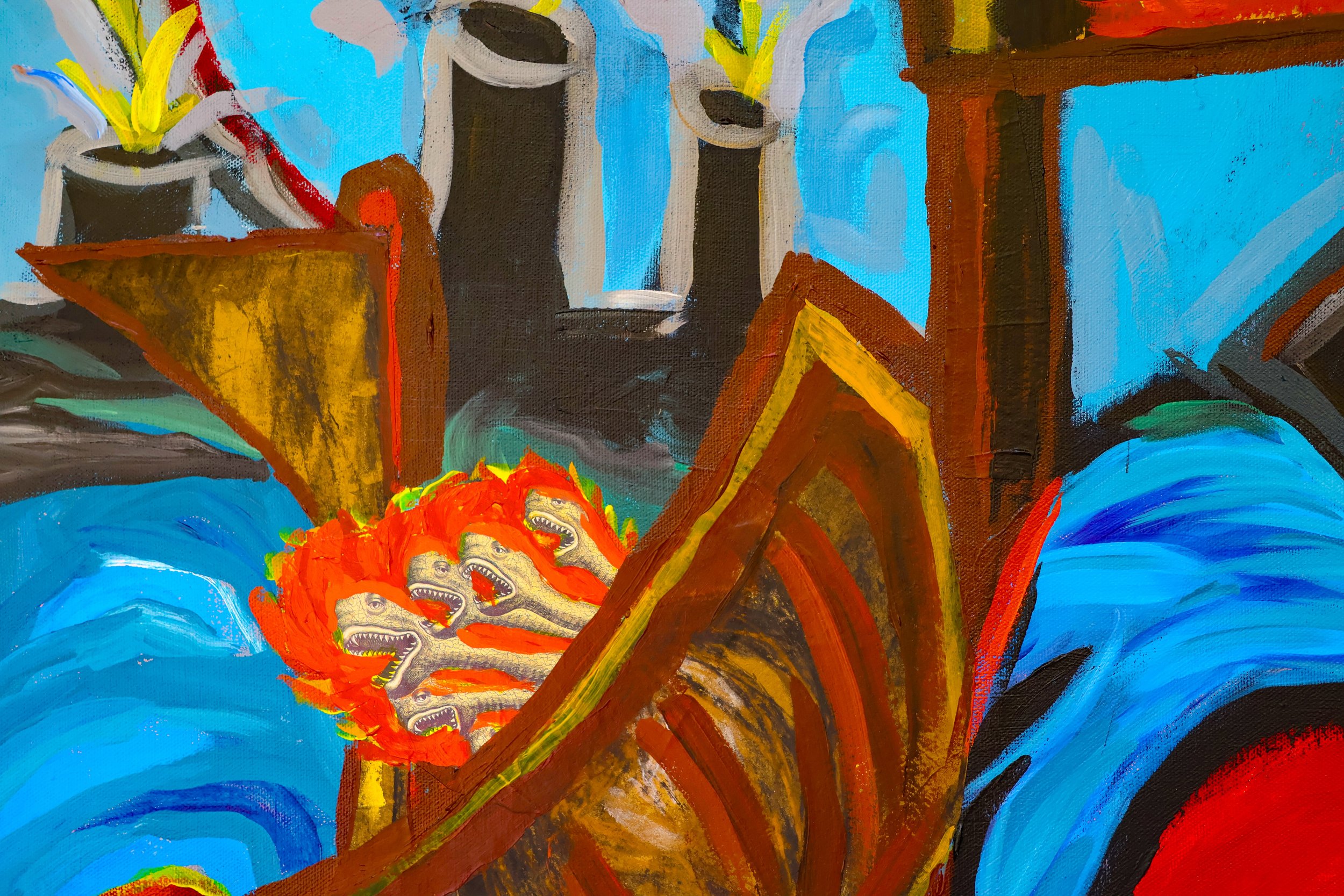 6 b. "Manufactured Landscapes: Hot Tipping Point" detail.