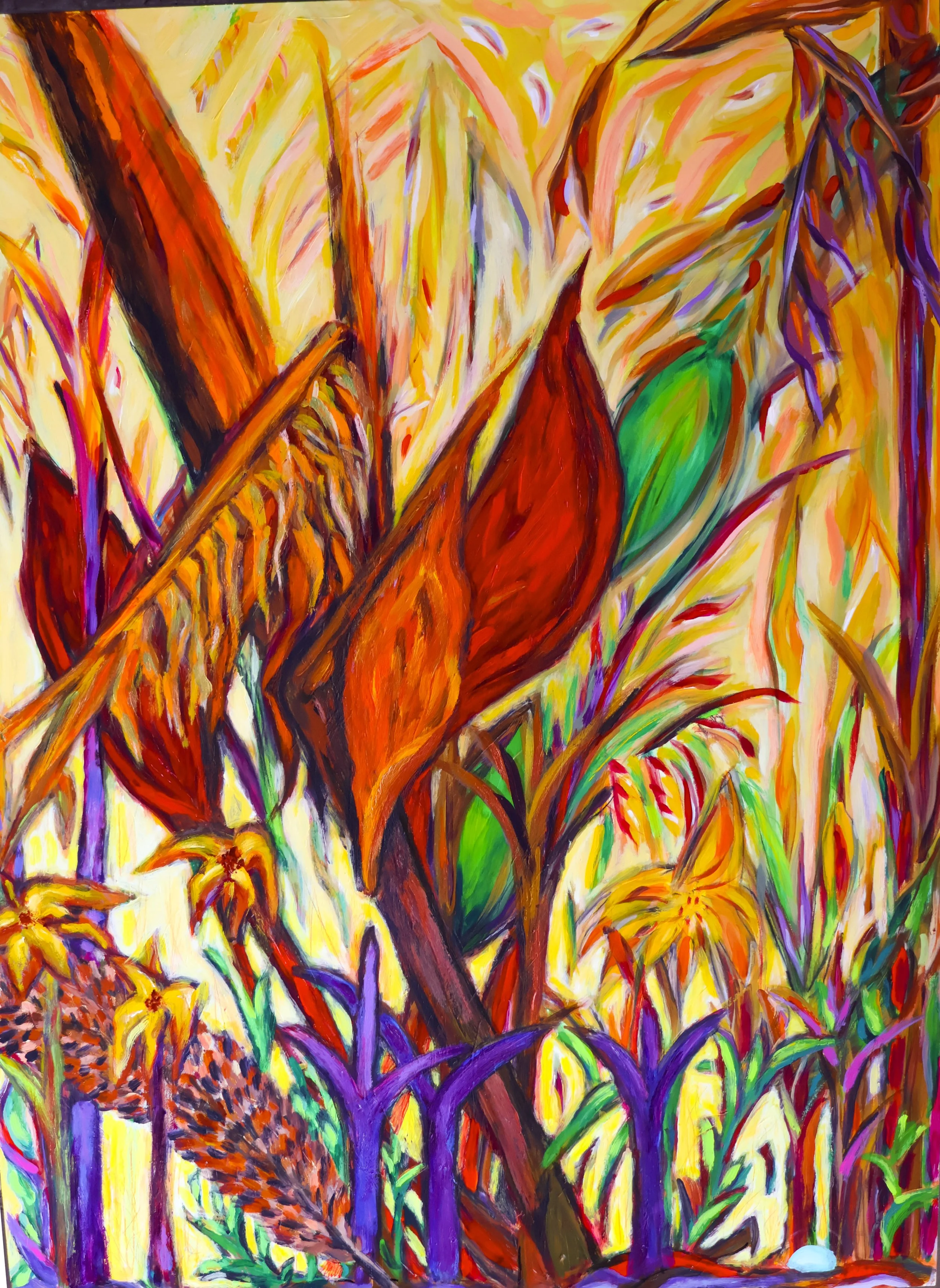 1.  "Autumn, Mad River Corridor" (2025, 30 x 40).