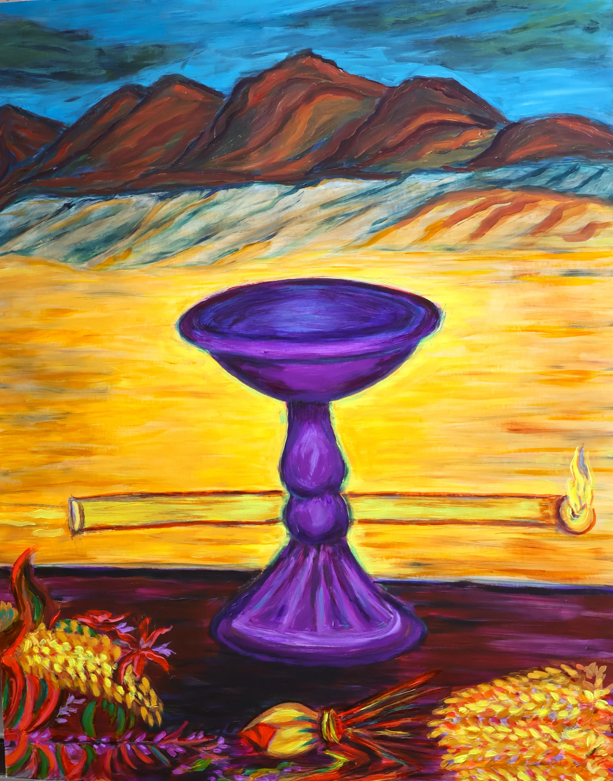 4. "Sage, Sacred Space New Mexico" (2025, 30 x 40).