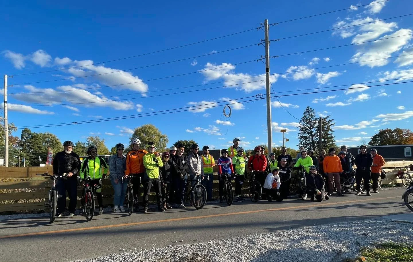 We had a fun celebratory ride on the Nickel Plate last night! Thank you to the Indy Dept. of Public Works for saying a few words on the importance of trails in our community and to IMPD for providing safety support.