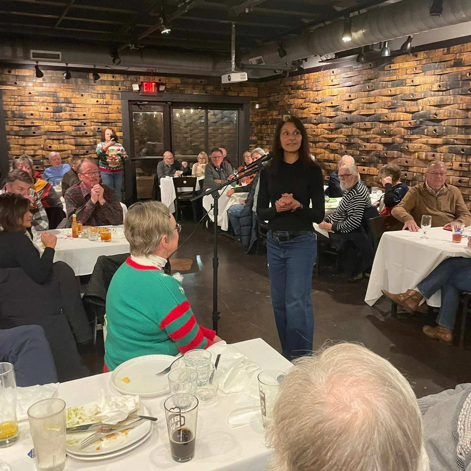 We had our Volunteer Appreciation Dinner last night. We had a packed house and it was a great sight to see.  With over 85 events this year, our volunteers are the reason we were able to make that happen.