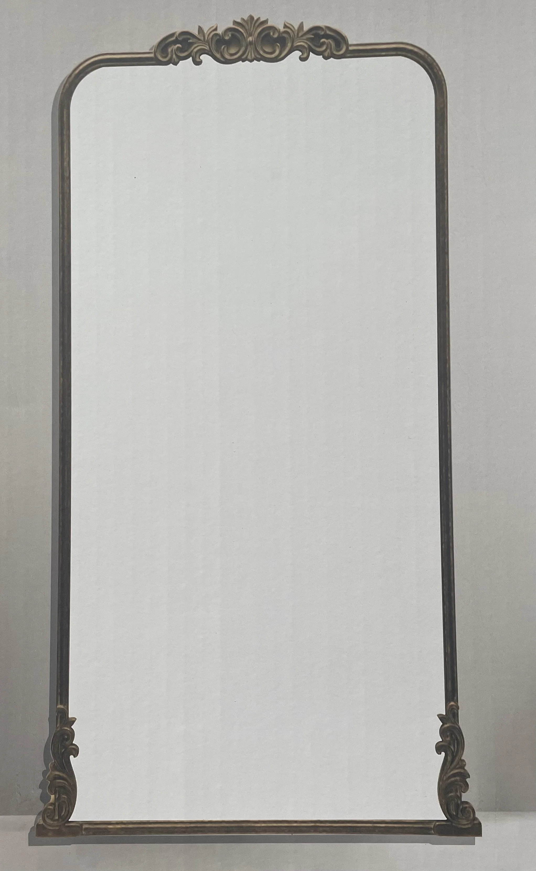 Gold framed, floor mirror - 35" x 65".  Contact for pricing. 