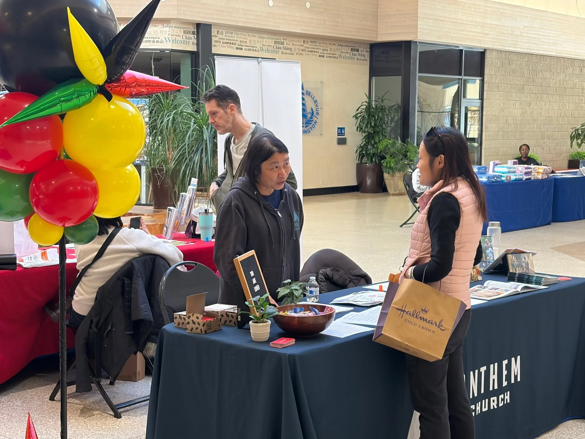 Grateful to serve at MLK Health Fair in Bellevue. Sharing about our ESL classes and kids sports outreach, connecting with families, and loving our city in simple, practical ways.