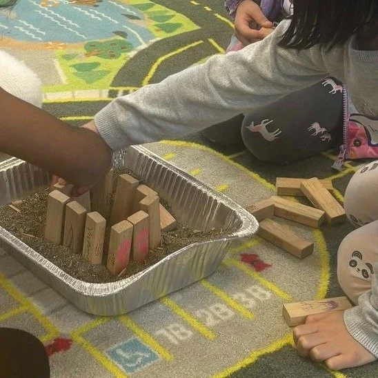 Last Sunday, our kids learned what it means to build on a strong foundation 🏠
Through a hands-on activity, they explored the difference between building on sand versus solid ground&mdash;and how trusting Jesus gives our faith a firm foundation (Matt