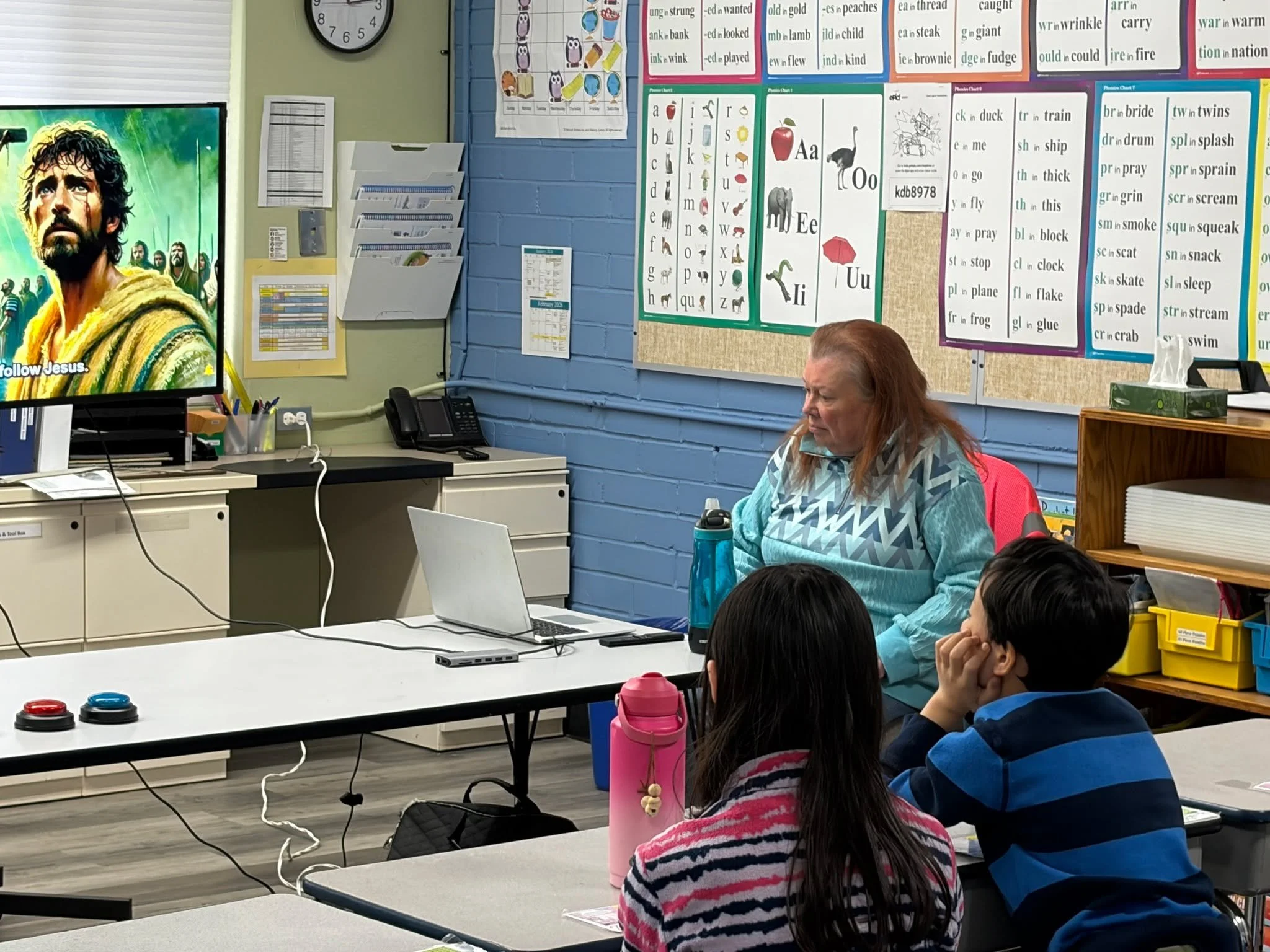 Meet Sue from our Kids Team! She makes learning about God fun and engaging through kid-friendly games like Jeopardy and short videos that bring the Bible lesson to life. This month our kids are learning about the love of Jesus, what it means for the 