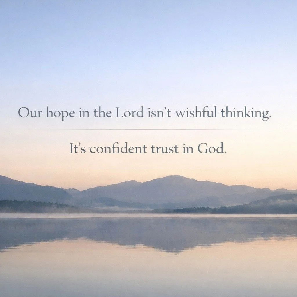 When our strength runs thin,
hope in the Lord renews us.

Not by escaping life,
but by giving us strength to keep walking forward.
Isaiah 40:31