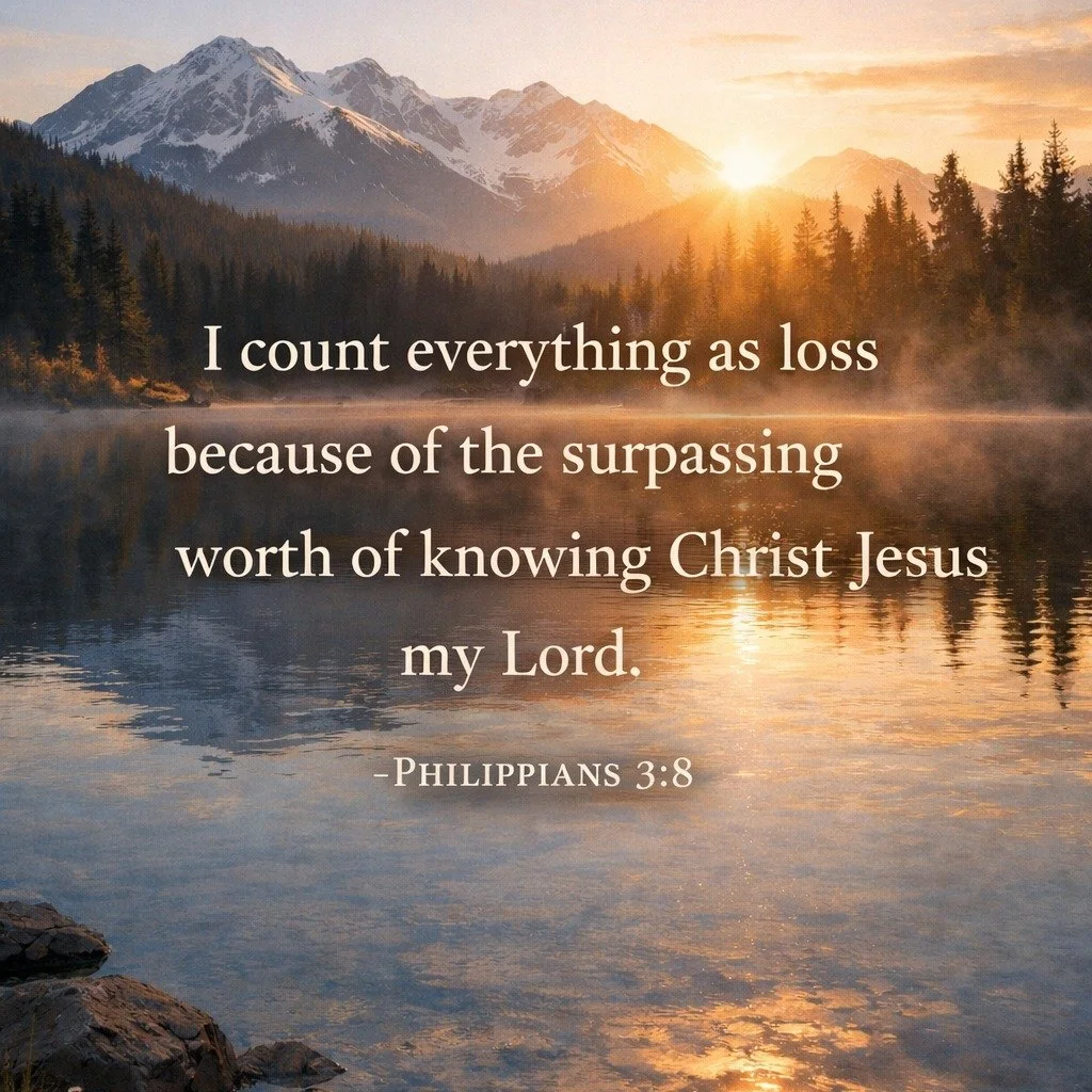 &ldquo;I count everything as loss because of the surpassing worth of knowing Christ Jesus my Lord.&rdquo; &mdash; Philippians 3:8

Jesus is in a category all His own. And we want to know Him.

Join us this Sunday as we gather to worship, pray, learn 