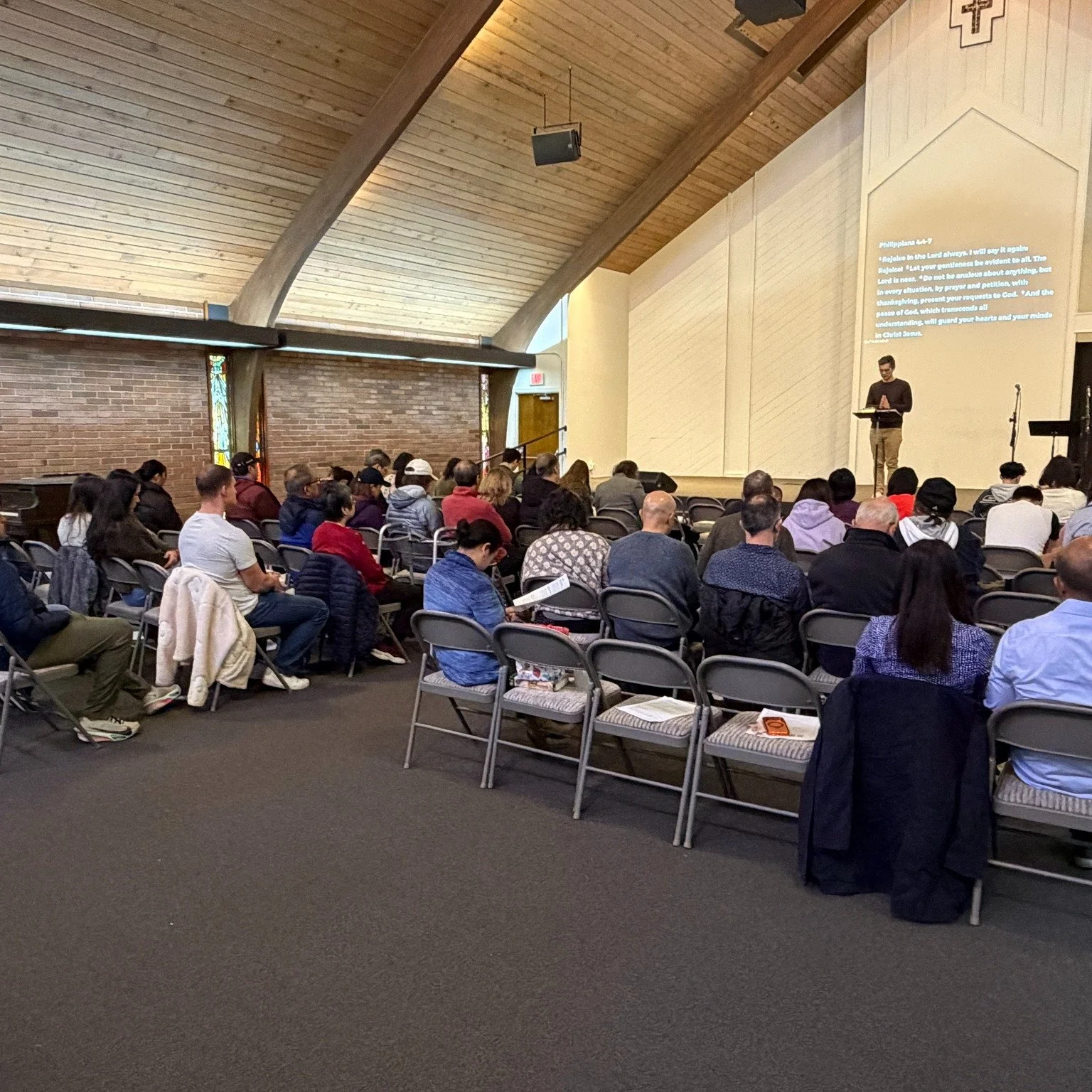 We had a great Sunday together at Anthem.

So much of that is thanks to the many people who come early each week to help prepare the space for our time together. From our tech team, worship team, kids ministry, and many others helping with food, hosp