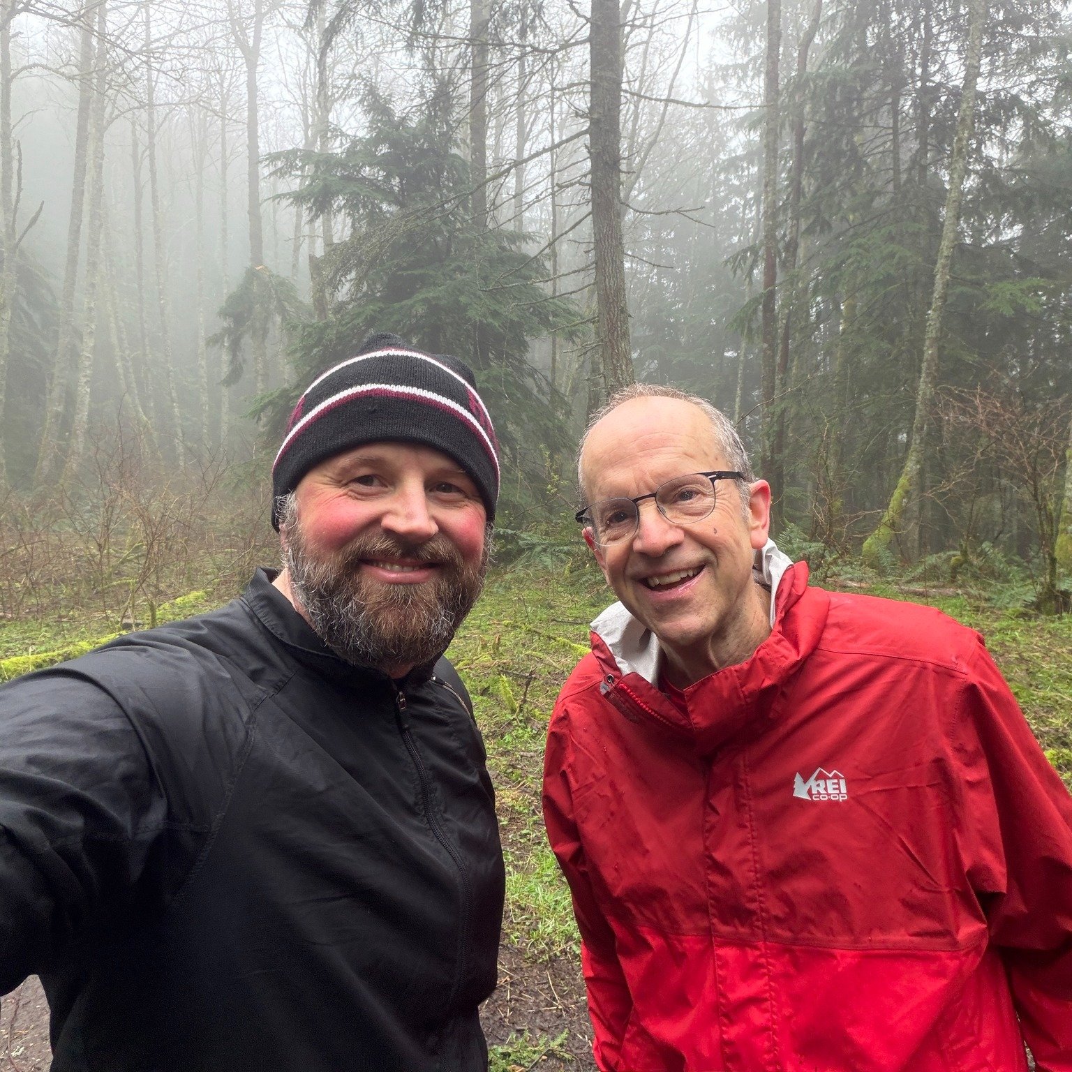 Past Phil and Dave got out for a hike.

Mountains, fresh air, and a reminder that creation speaks.

&ldquo;The heavens declare the glory of God&hellip;&rdquo; (Psalm 19:1)

Something about being in the mountains lifts your eyes.
Reminds you how big G