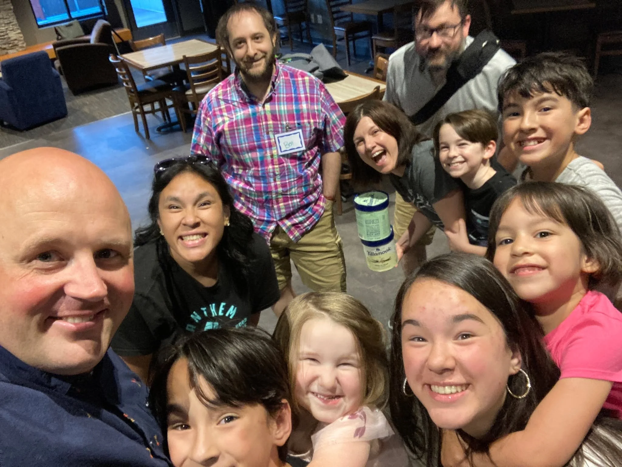 Today we&rsquo;re celebrating 4 years of Sadie serving on our staff team 🤍

From thoughtful behind-the-scenes leadership to bringing joy into the work, she has helped shape Anthem from the beginning. 

These two photos from 4 years ago capture the h