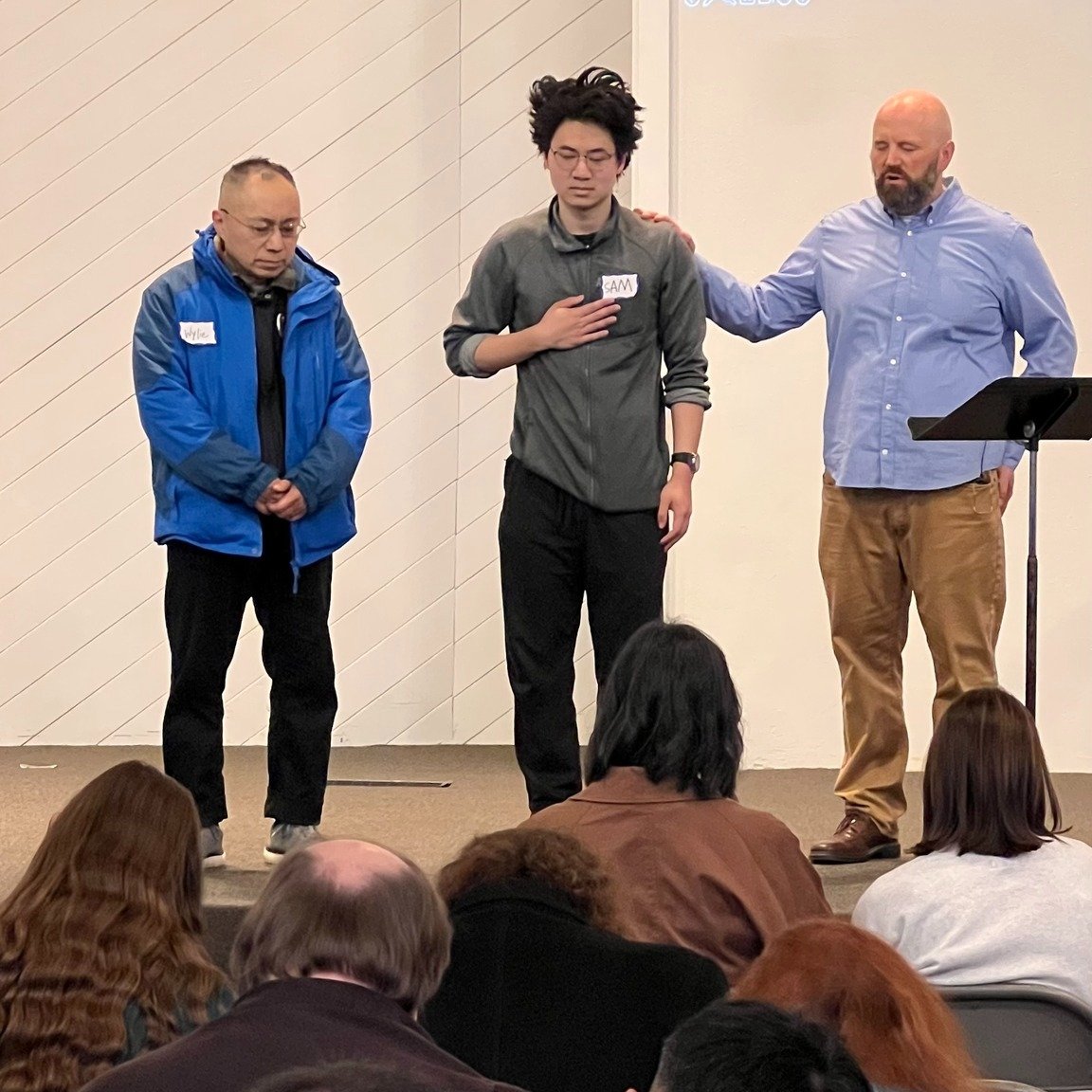 Pray for Sam. 

Today  he heads to boot camp

A couple weeks ago, we had the chance to pray over him, and today he begins this next chapter. Join us in asking God to strengthen, guide, and be near to him.

When you think of him today, say a prayer fo