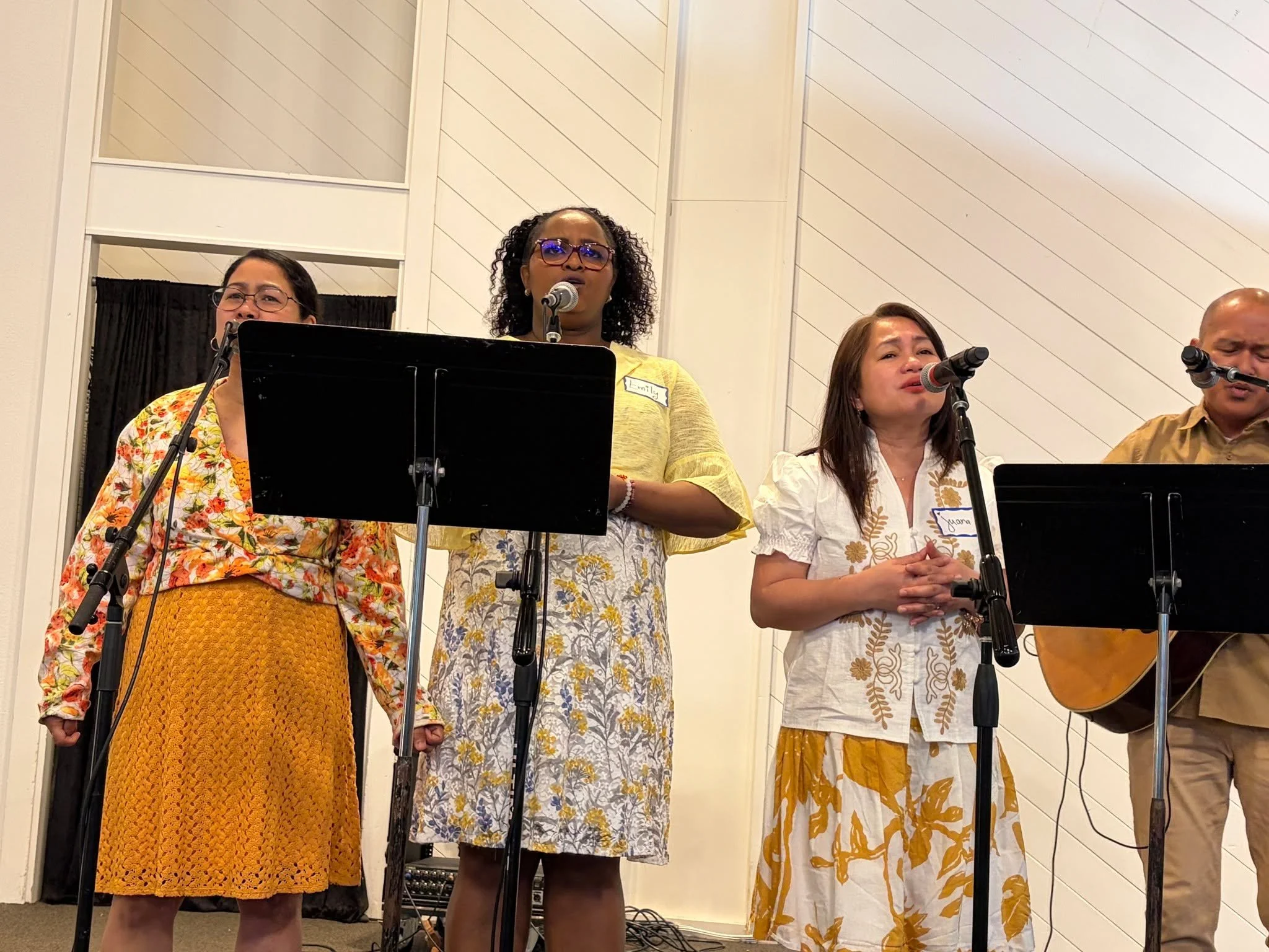 Thankful for Alvin &amp; Juana, Emily, and Glaiza leading us in worship this Sunday 🙌

They came to support us from our daughter church, Nations Church and it meant a lot.

Love being reminded we&rsquo;re part of something bigger.