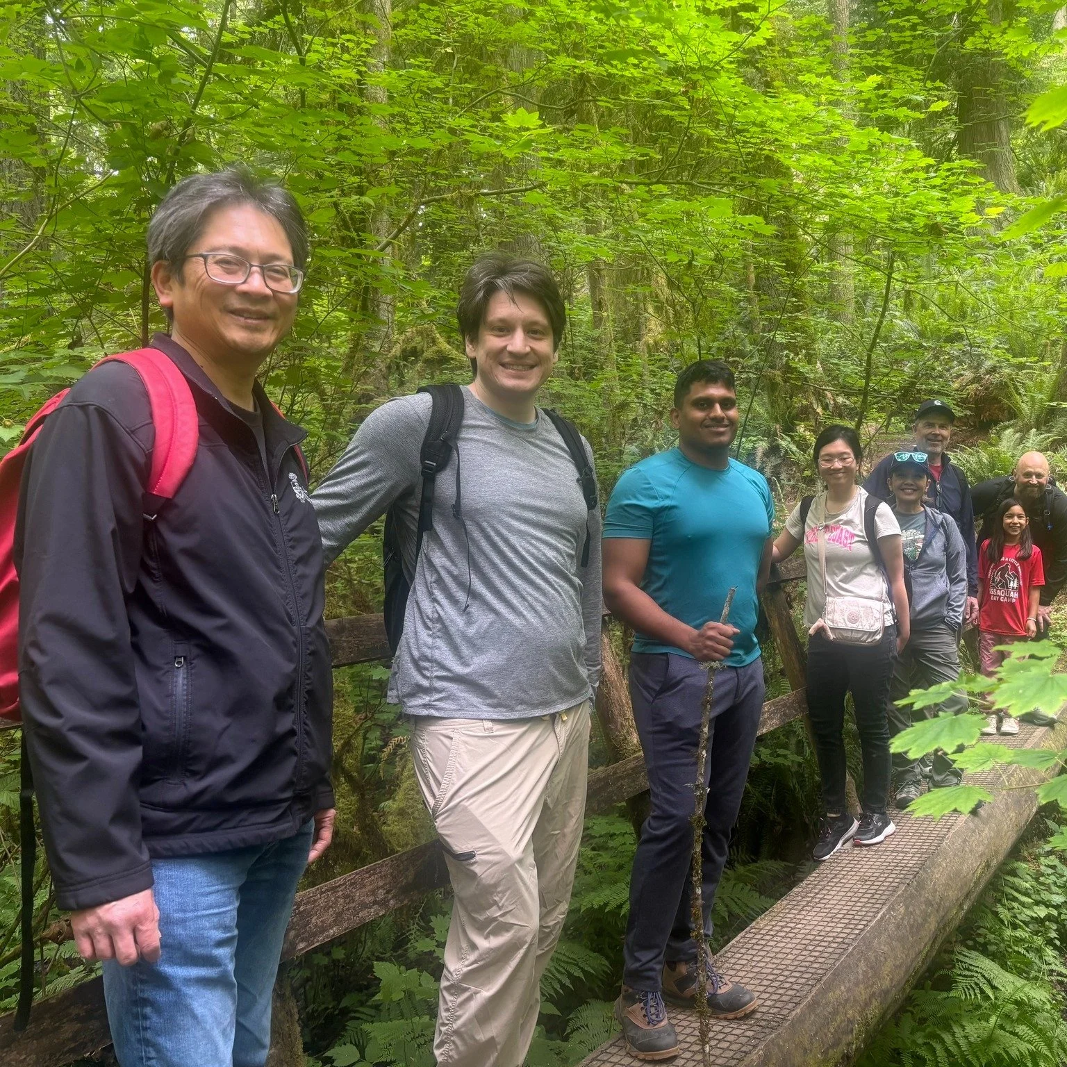 Memorial Day hike with Anthem Church 🌲🥾

Huge thanks to Dave for leading us on the Licorice Fern Trail! It was about a two hour round trip hike filled with great conversations, lots of laughter, beautiful scenery, and plenty of fun for both kids an