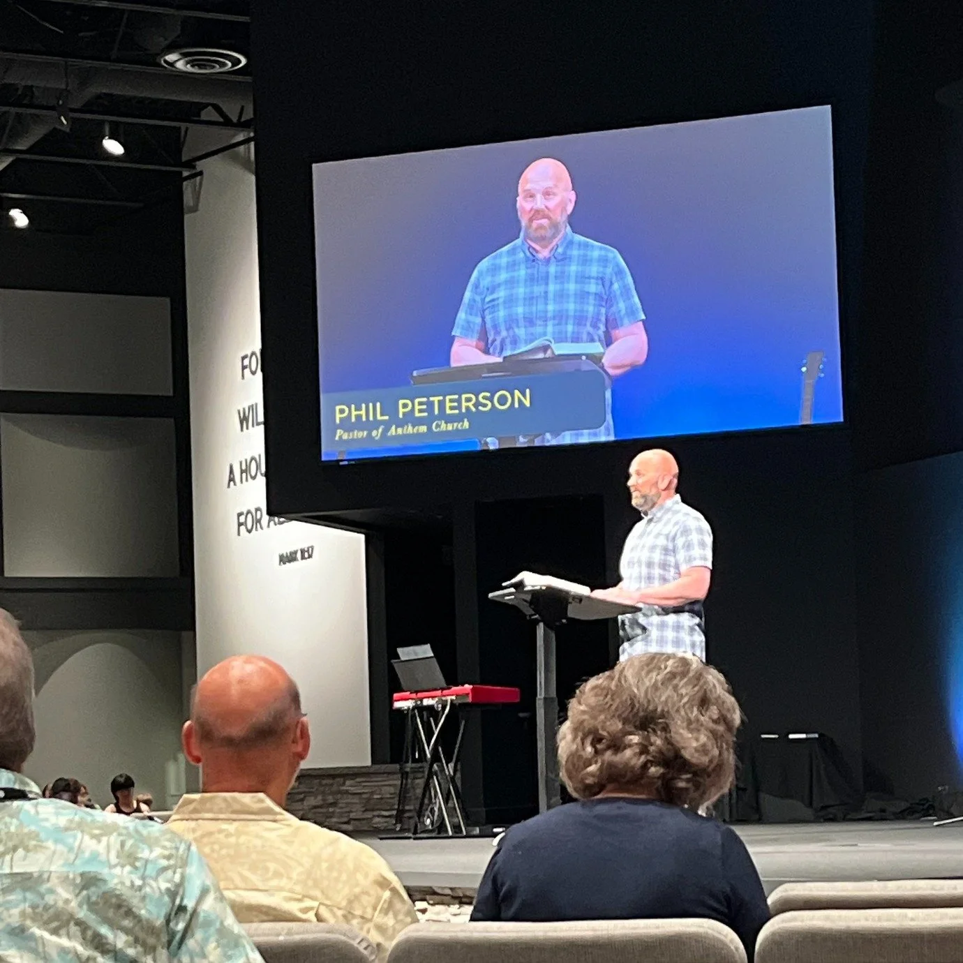 Grateful for our friends at our parent church, Crossroads Bible Church! A couple of weeks ago, Pastor Phil preached there for the second time this summer, sharing from Ephesians 4 about building a healthy church body. A great morning worshiping toget