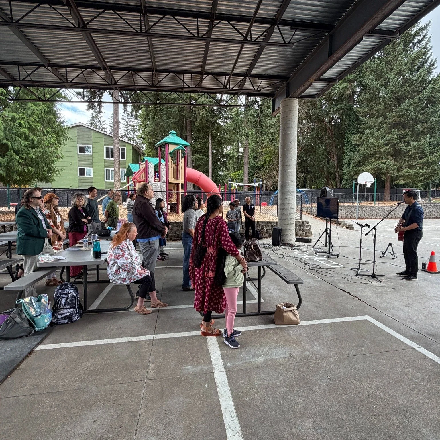 Last Sunday, the power went out and somehow it was literally just the area around our church, and for only the time we were at church that morning. Crazy! We&rsquo;re grateful for Glenn&rsquo;s help getting power from the gym and for everyone who jum