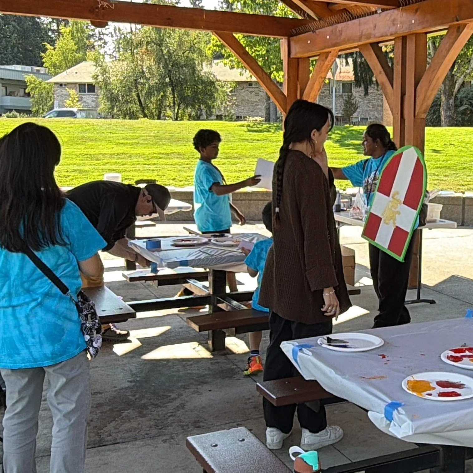 Creativity was part of the fun at Kids Camp! Sharon led our craft time, giving the kids a chance to make something, talk around the tables, and enjoy being creative with friends.

So meaningful to see kids connecting in all kinds of ways throughout t