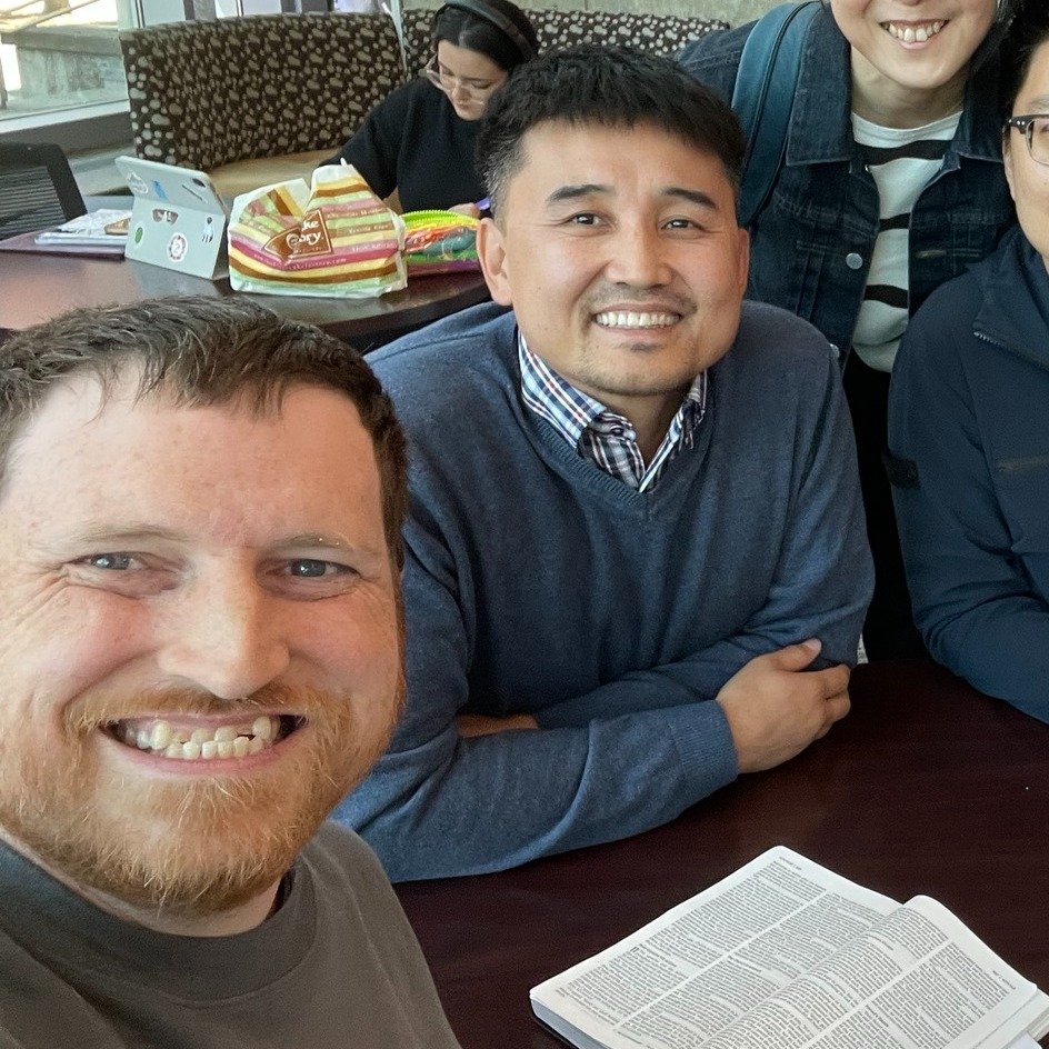God is at work at Bellevue College! 🙏

Each week, Ganzo is building relationships with students and loving our neighbors. Recently, he and Ben from Chi Alpha met with students who are exploring faith and interested in studying the Bible together!

C