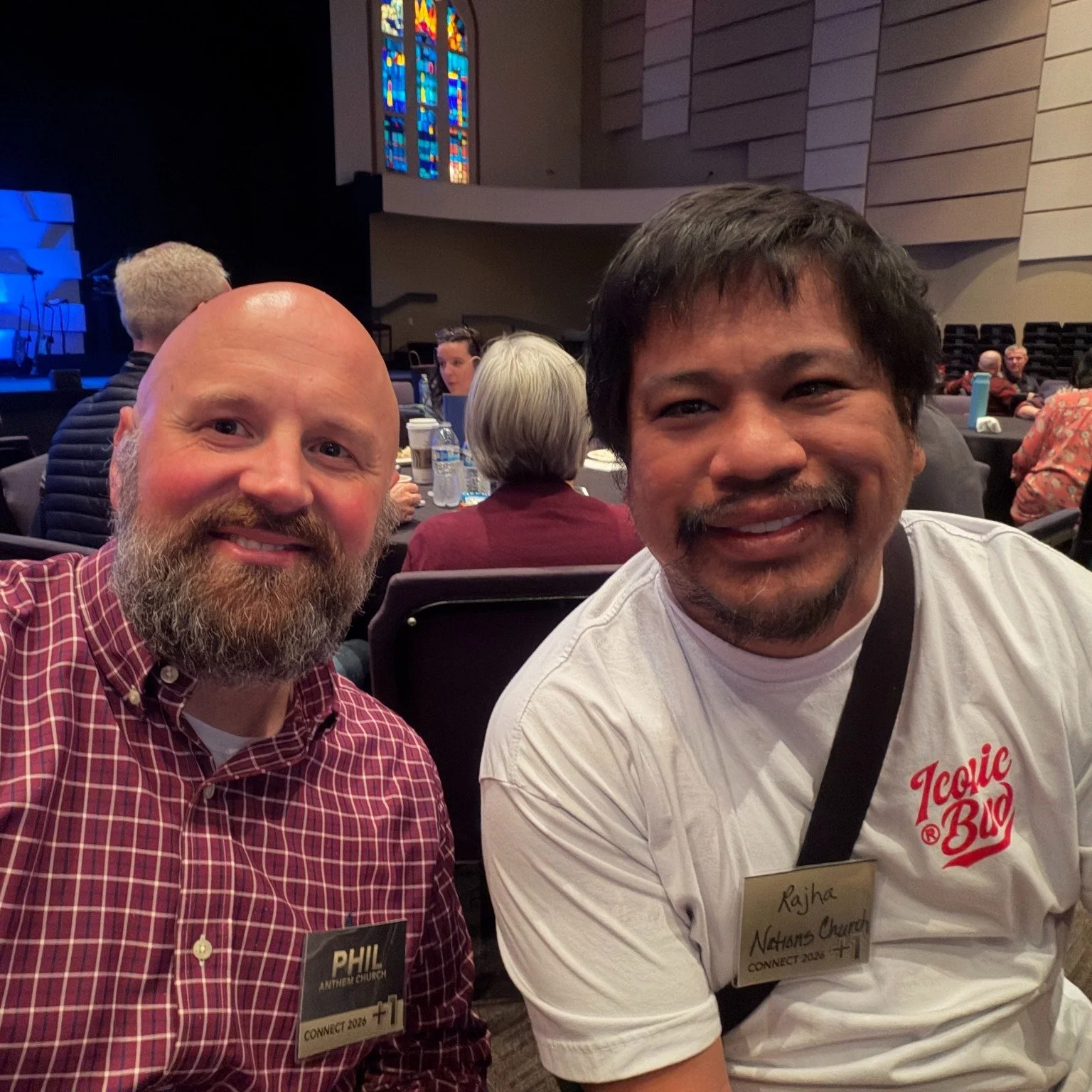 Better together! ❤️ We&rsquo;re grateful to be part of a network of churches that encourages and supports one another.

Pastor Phil and Erica from Anthem Church joined Alvin and Juana from Nations Church, along with other church leaders, for a meanin