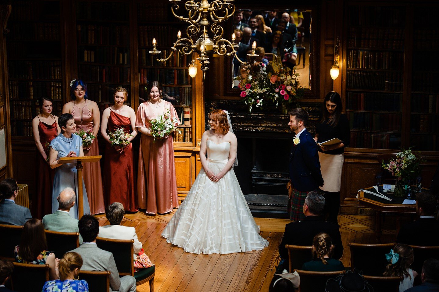 Poppy &amp; Joe's wedding at The Royal College of Physicians of Edinburgh.

Venue: @rcpevenue 
Humanist: @candicethehumanist 
Florist: @scottishcutflowers 
Dress Designer: @sassiholford 

#citywedding #bridalstyle #weddingdress #weddinggowns #wedding