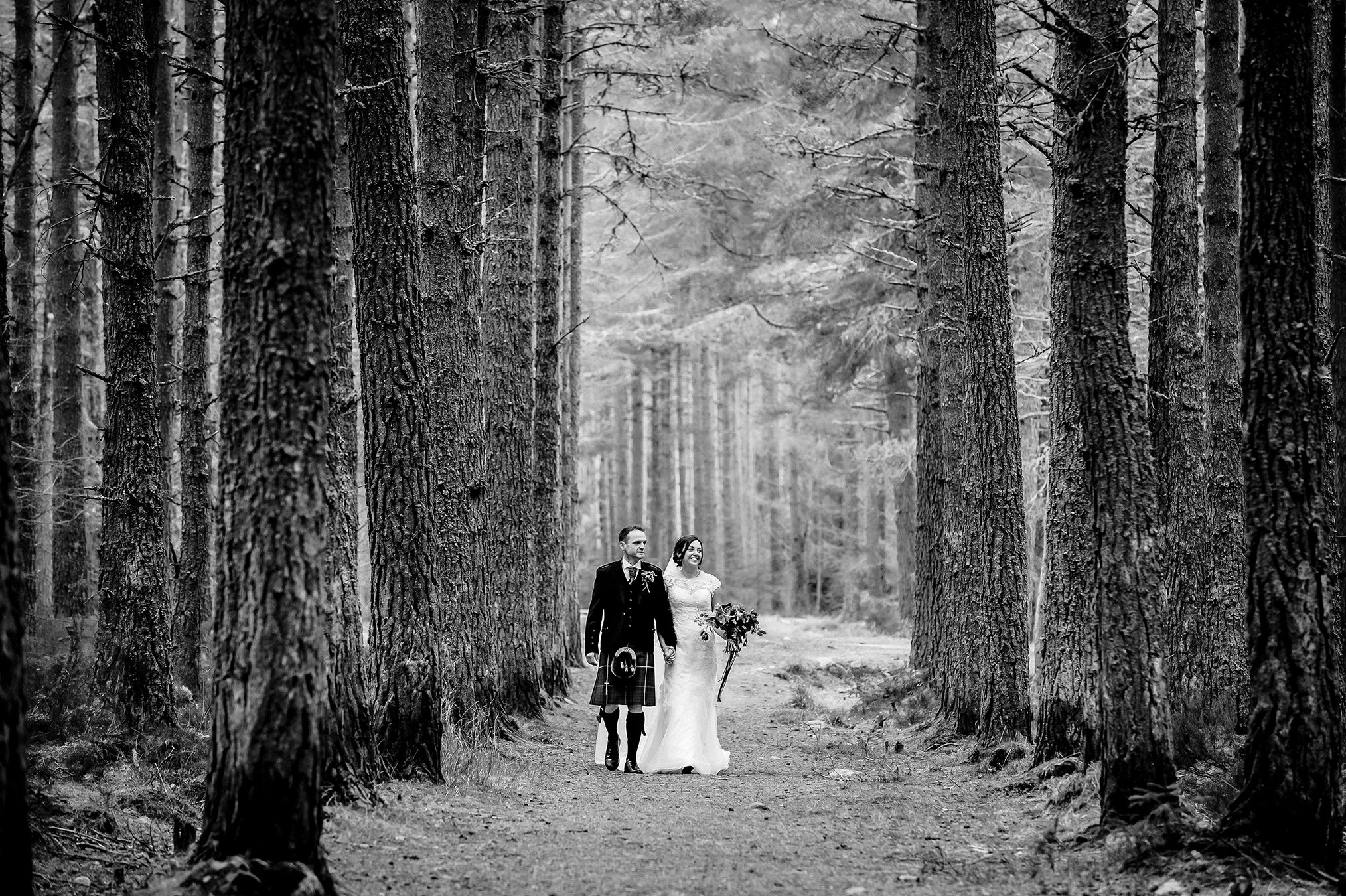 A beautiful day capturing the wedding of Alexander &amp; Amy in Inverness. After the ceremony, we headed into the nearby woods - and wow, what a dream spot for photos. The forest brought all the magic.

Thank you for having me, it was such a wonderfu