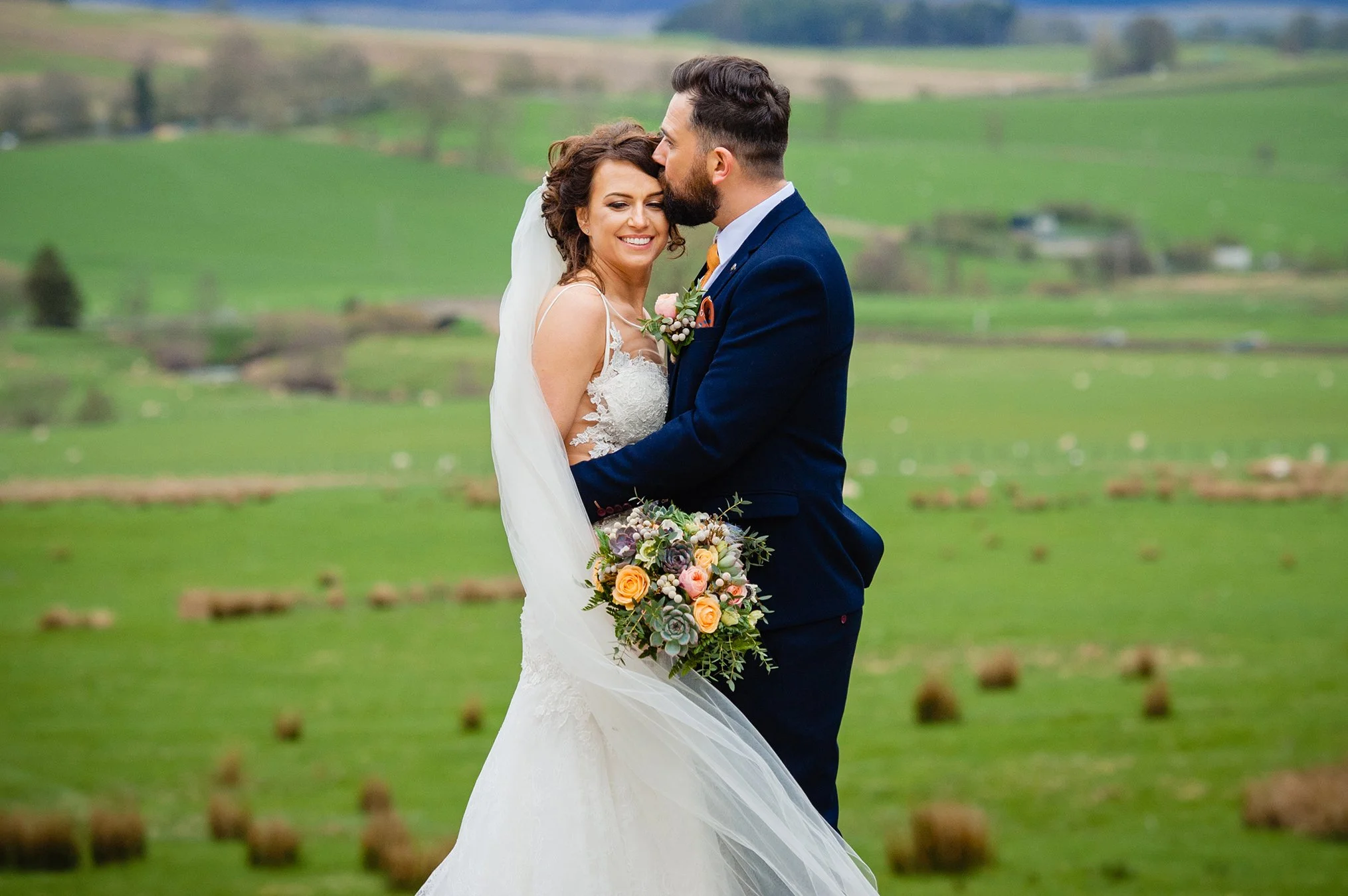 I will never get tired of weddings at Woodhill Hall. It is such a beautiful venue, nestled in the most picturesque hills of Northumberland. 

Here's a small selection from Kevin and Joanne&rsquo;s wedding day. The spring weather was really kind to us