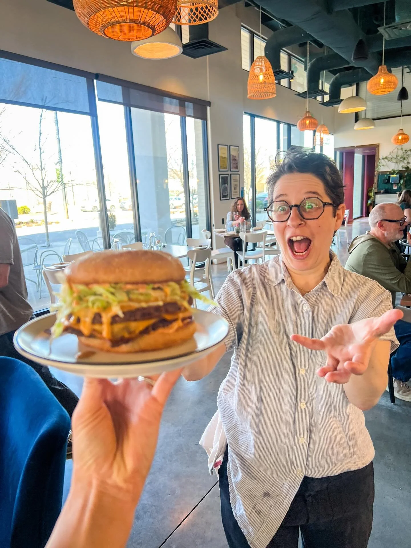 People are RUNNING over here to get our 🆕 SAVE THE ANIMALS BURGER 🍔 🏃 Our version of a Big Mac served with Anti-Mac sauce. Have you tried it yet?