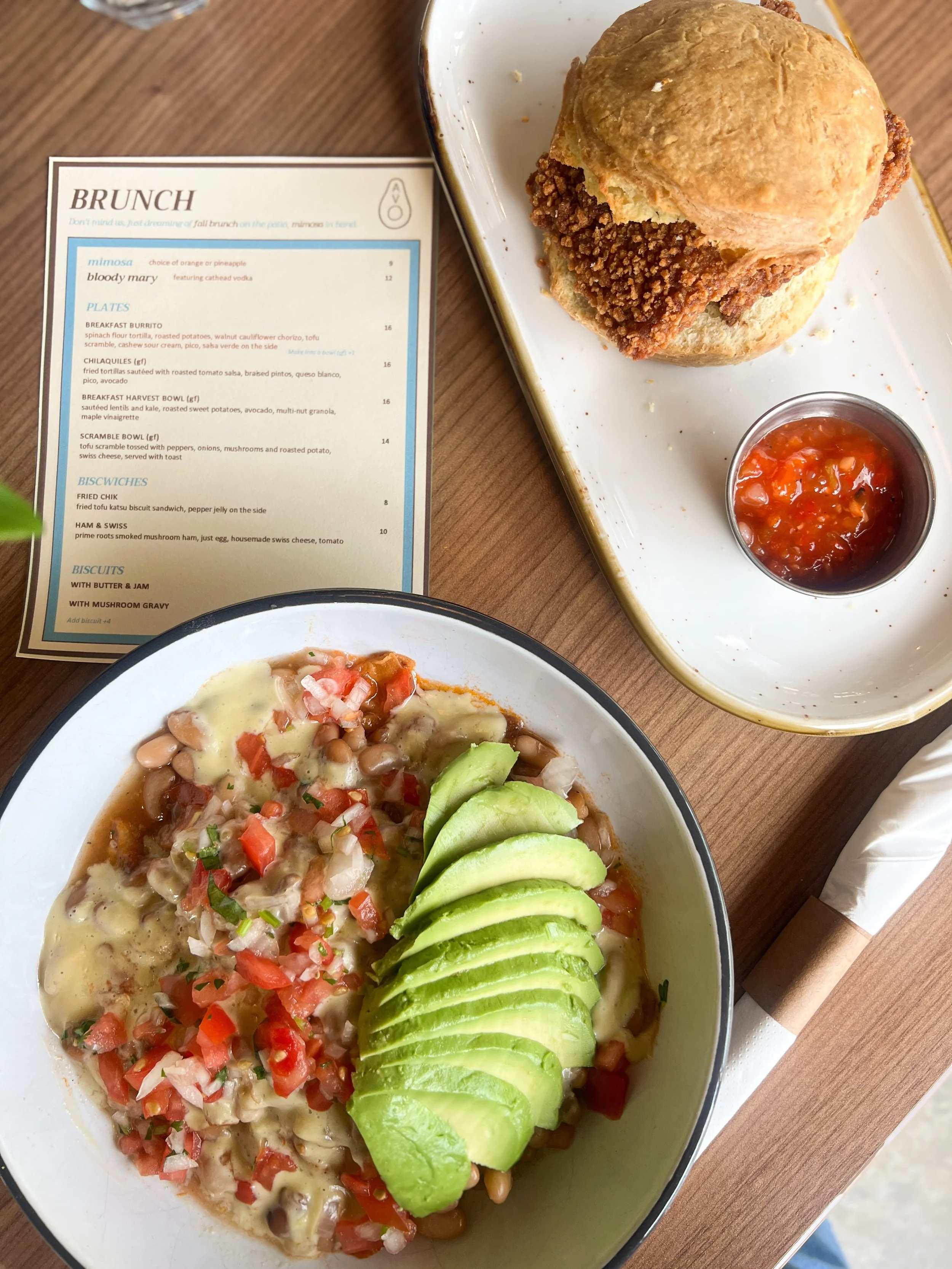 Serving brunch from 11am-3pm Saturdays &amp; Sundays 🥑 #vegan #brunch #nashville