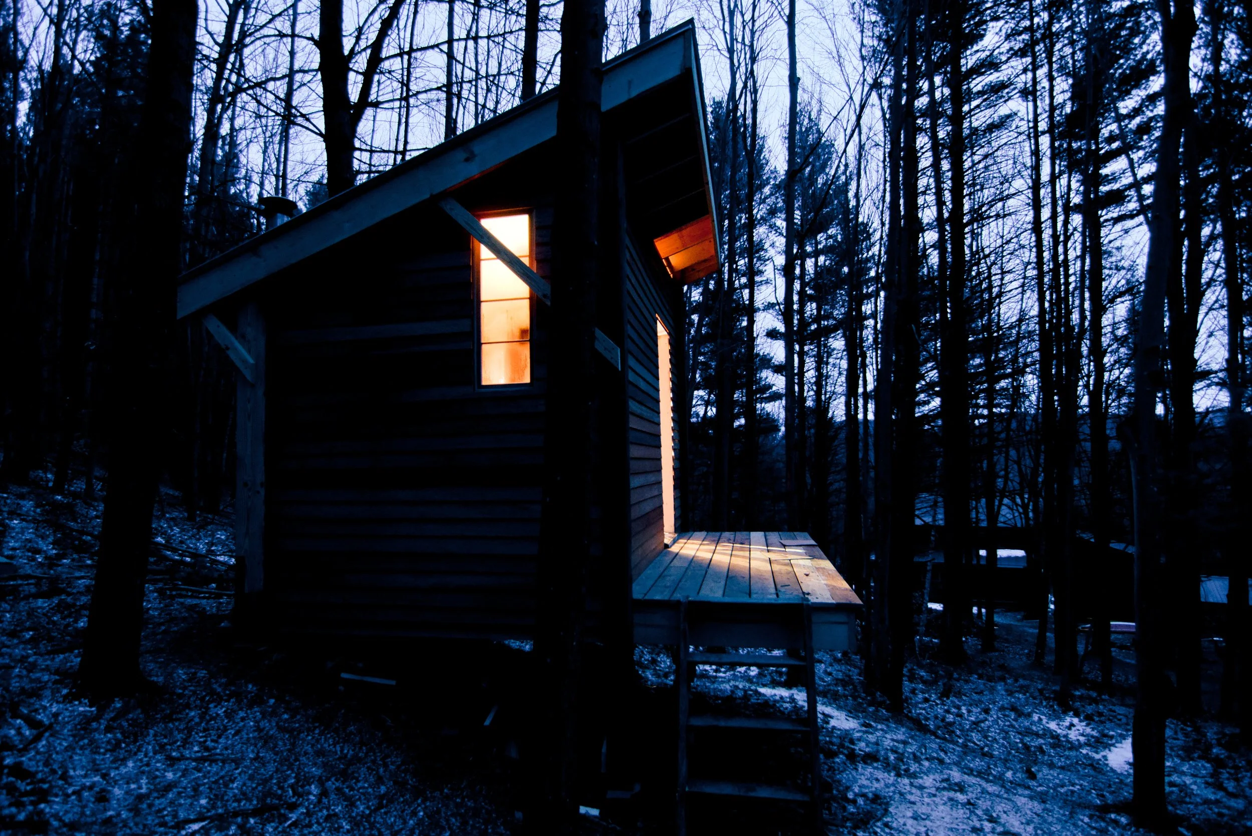 SAUNA IN THE FOREST - design and fabrication by J.A.
