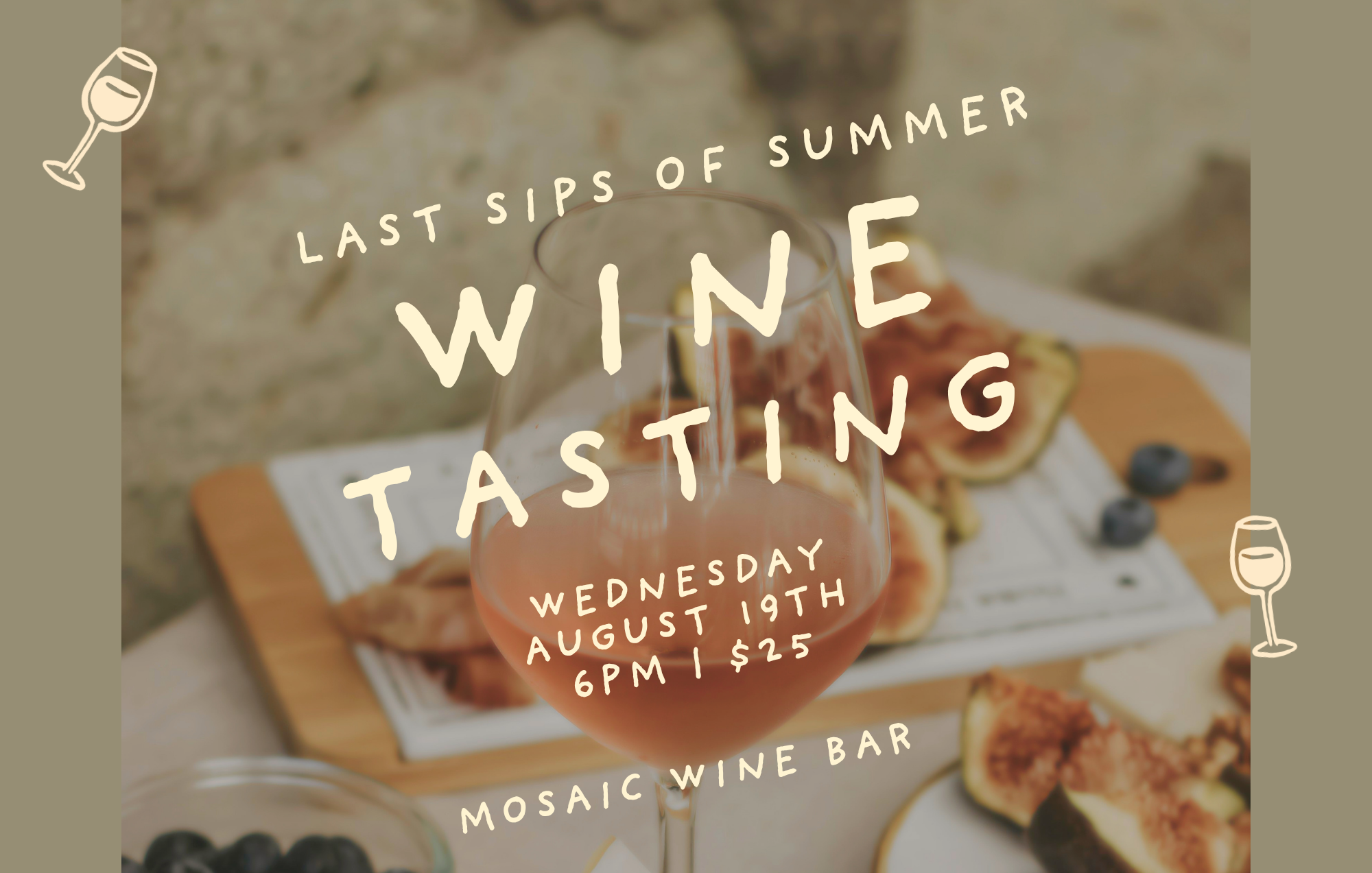 Last Sips of Summer Wine Tasting