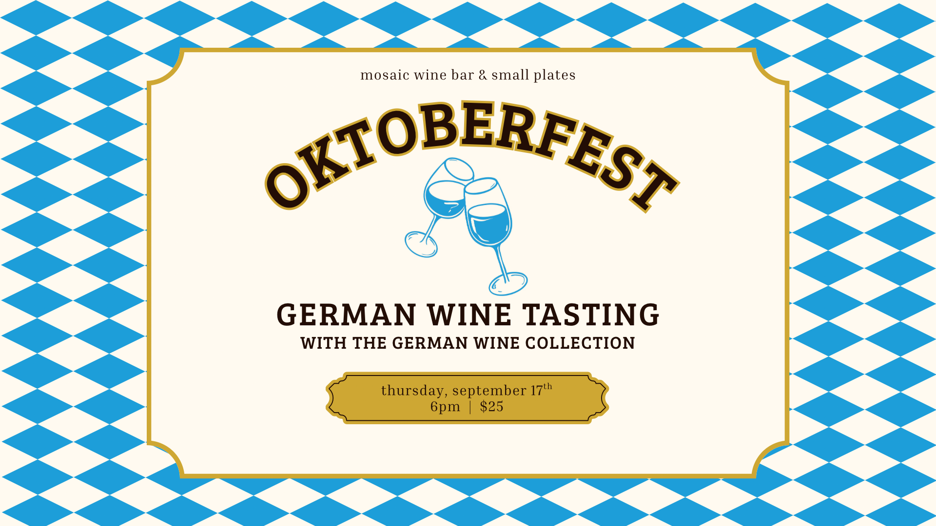 Oktoberfest German Wine Tasting