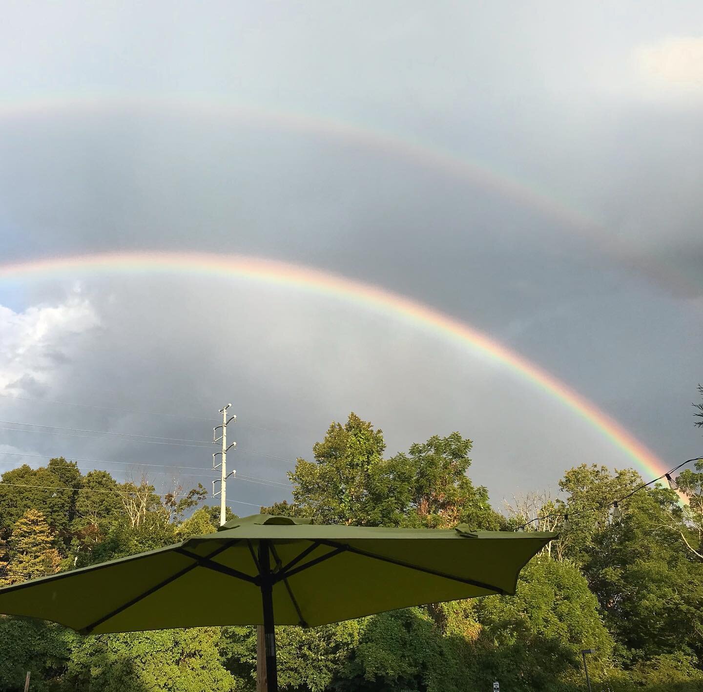 We got tacos at the end of these rainbows. #rainbows #nature #wiltonct