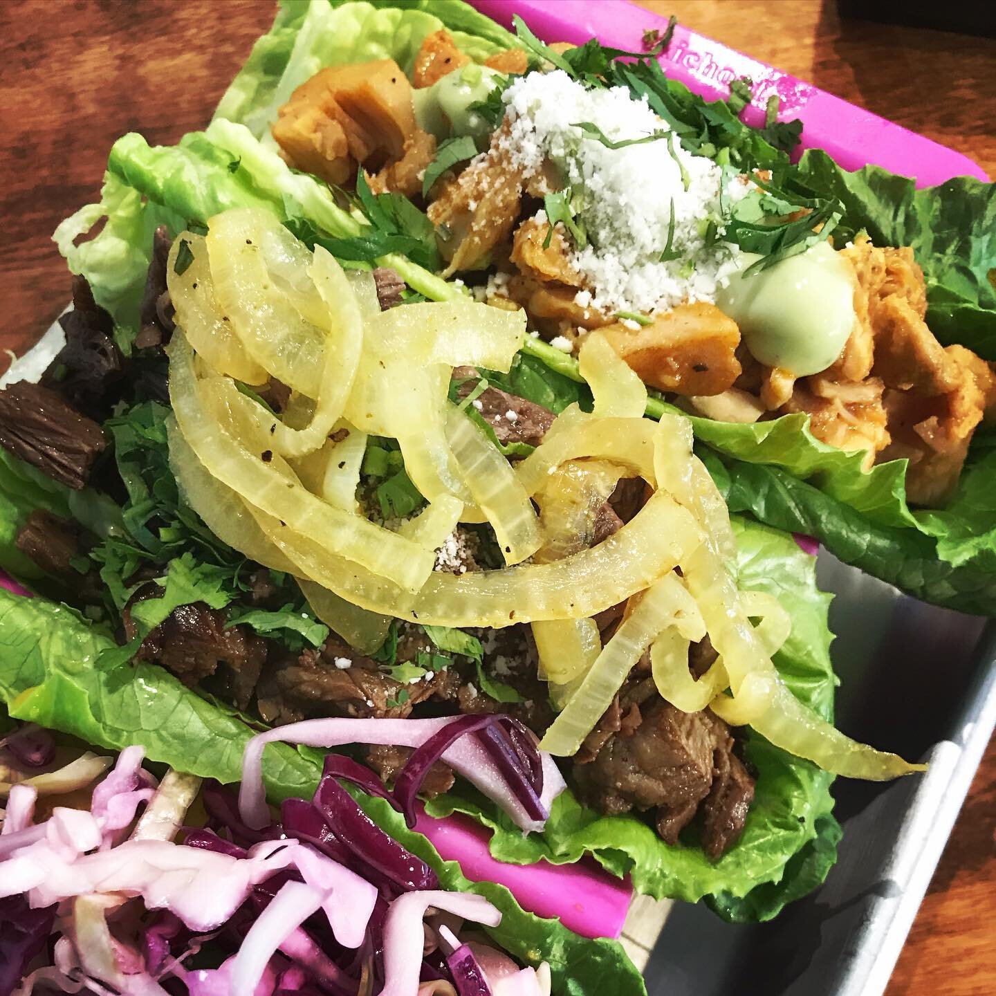 Corn, flour, and yes... lettuce. All made exceptional by taco fillings. #pbtacos #wiltonct #tacos #eat #freshfood #westonct