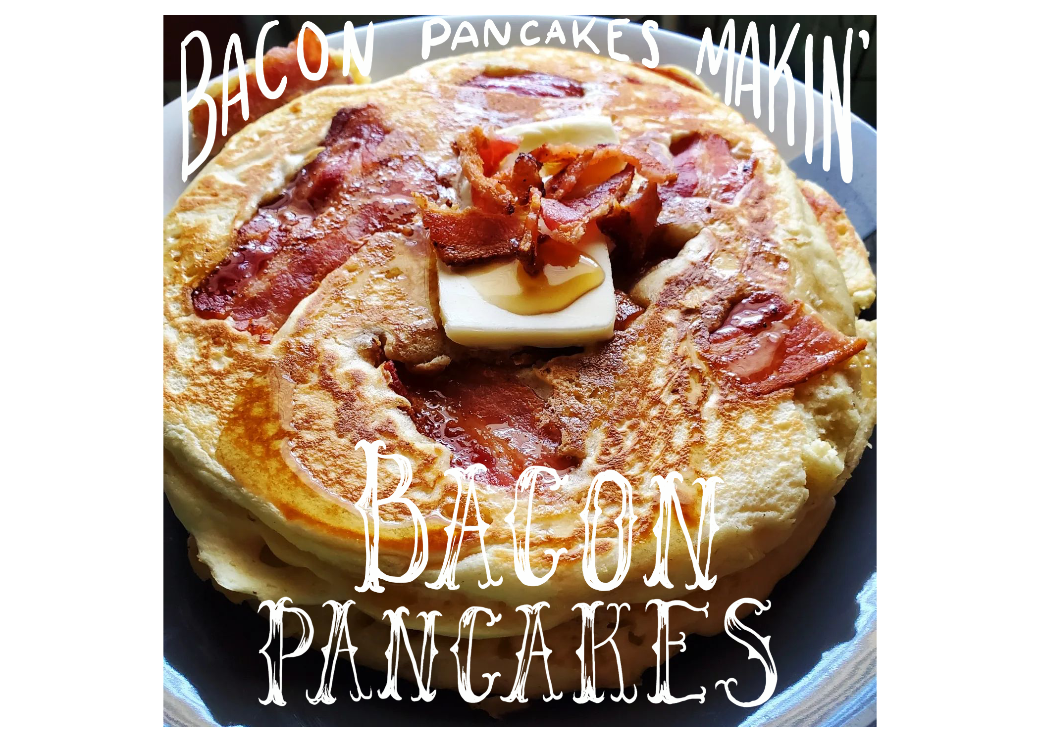 Hand-Lettering on Photograph for Food and Recipe Blog