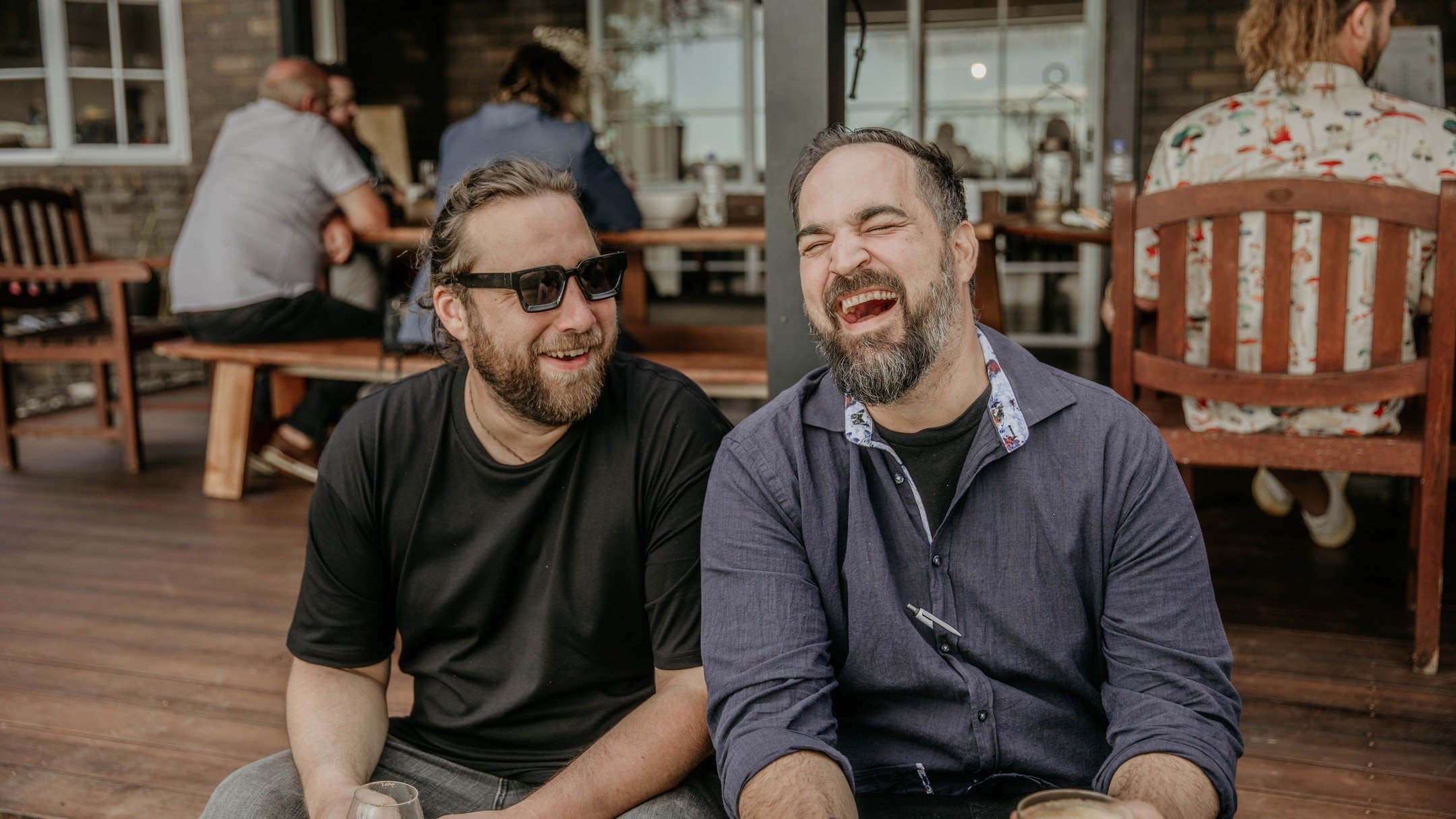 These two, honestly. 😂 I was taking photos of some of the guests after the ceremony, and I hear laughter from behind me. 

You can't stage this stuff. Sometimes photography is so precise, and sometimes the best shots are spur of the moment - a genui