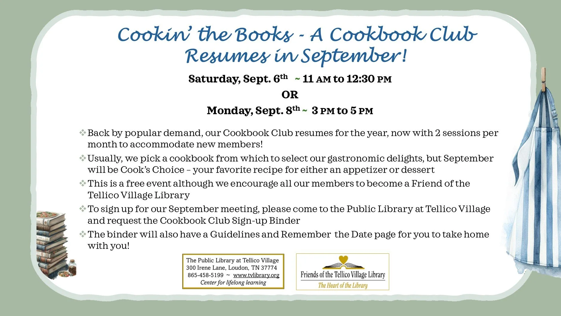 Cookin' The Books