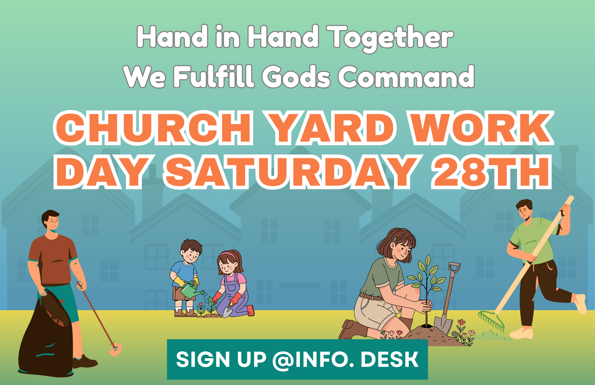 Church Yard Work Day