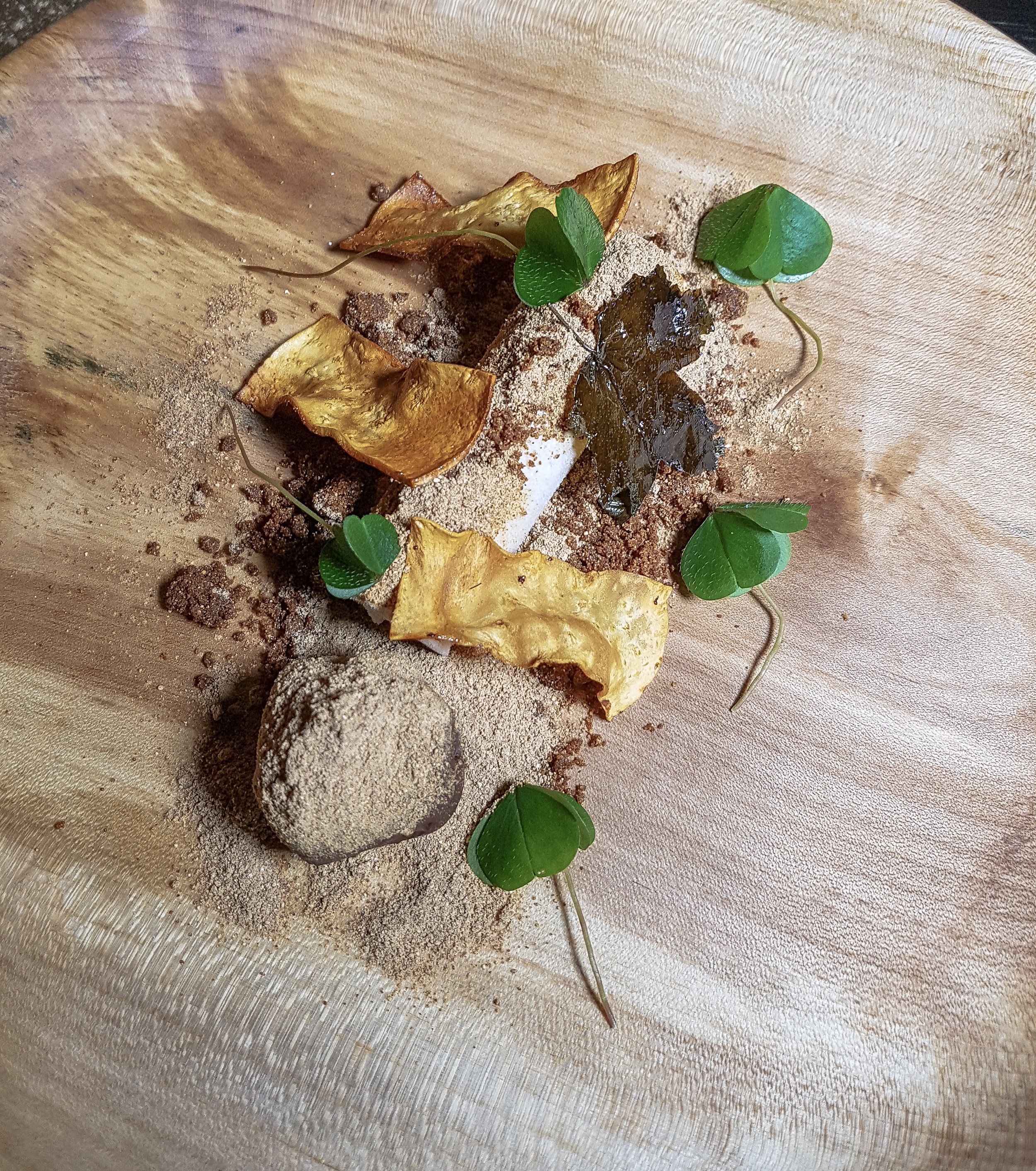A+gift+from+the+woodland+-+Acorn+ice+cream,+malted+grain+soil,+chocolate+truffle+and+wood+sorrel.-1.jpg