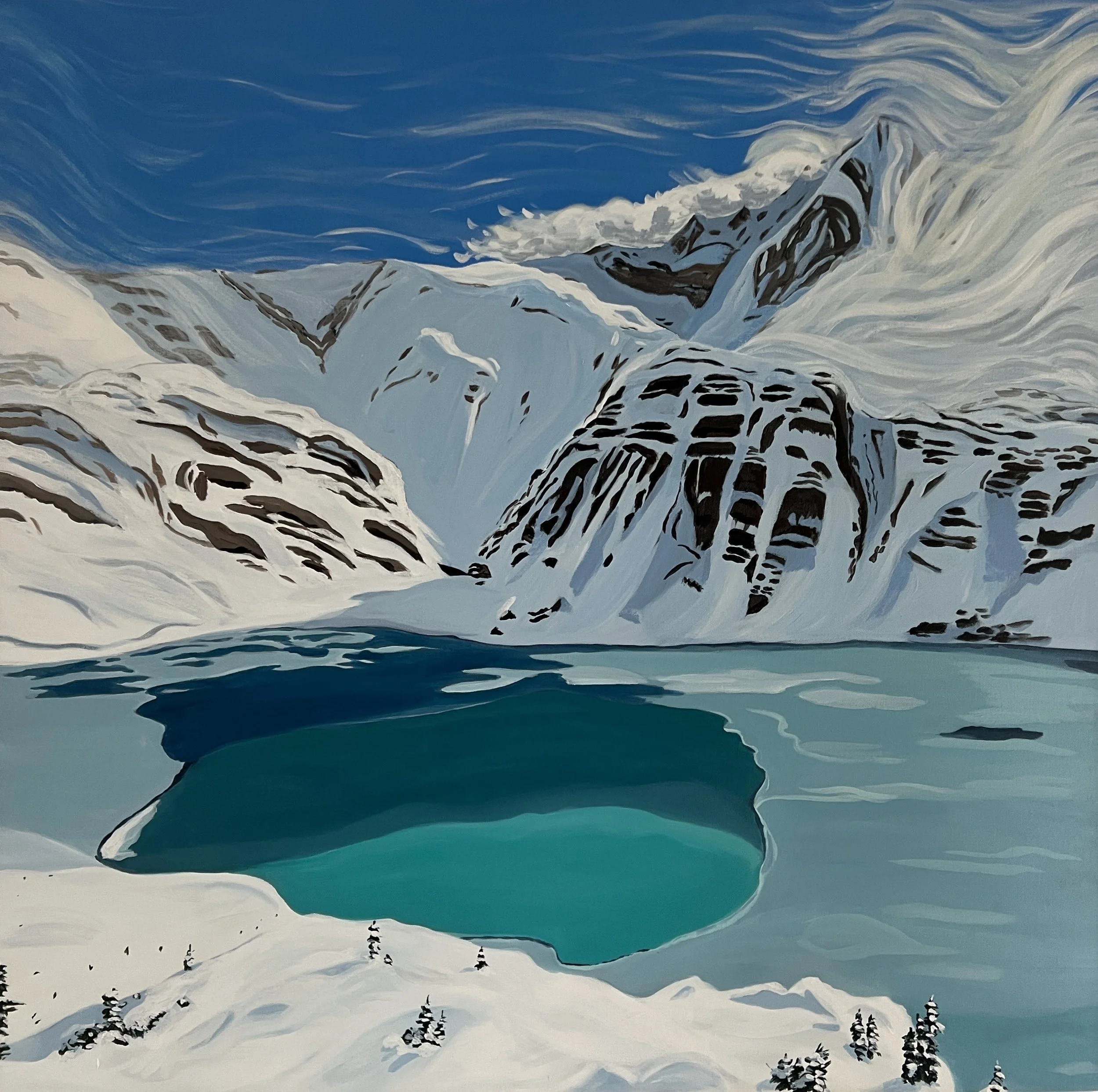 Wedgemount Lake, Winter