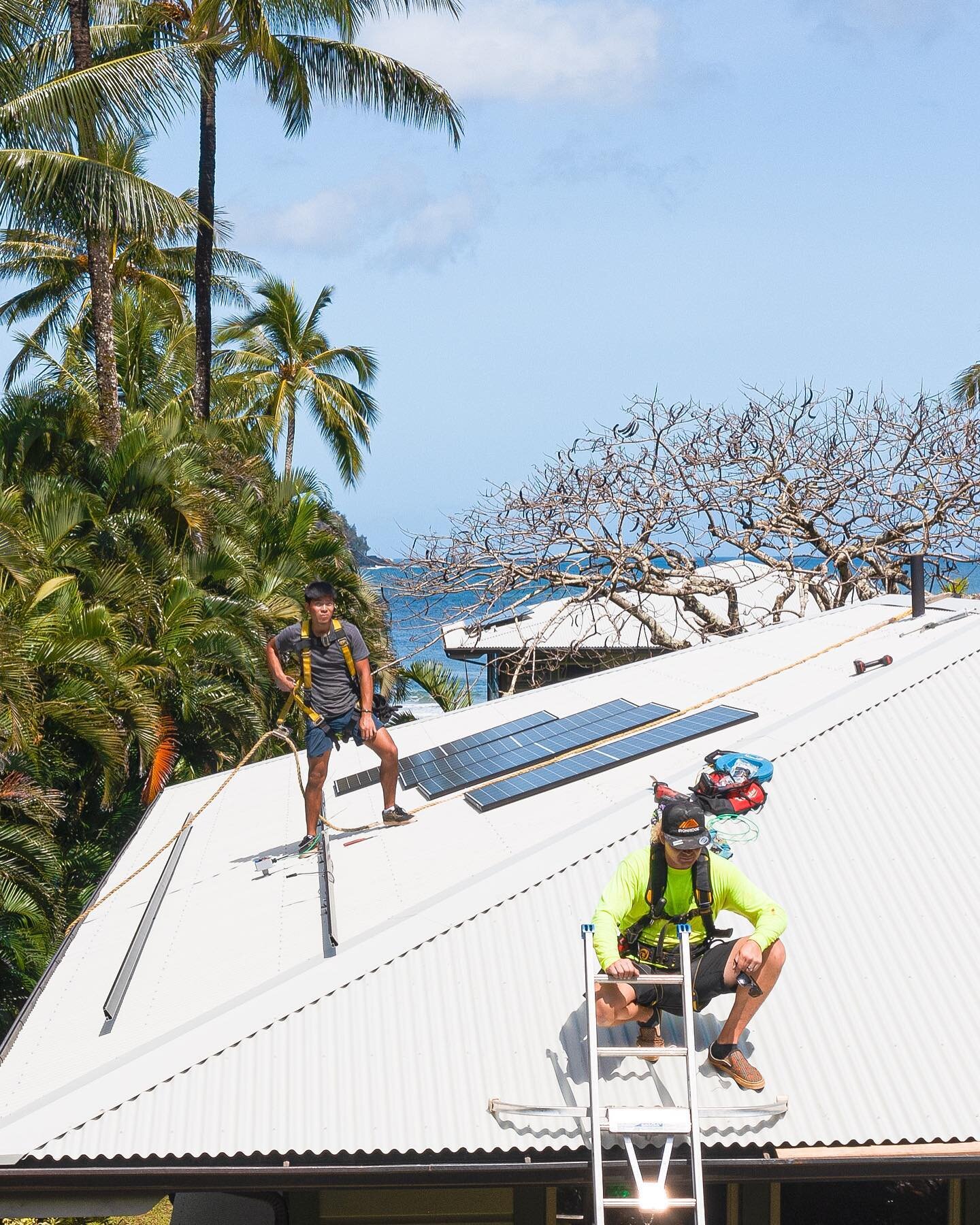 Just another day in the office with the Solar Plus team. ☀️🌴
